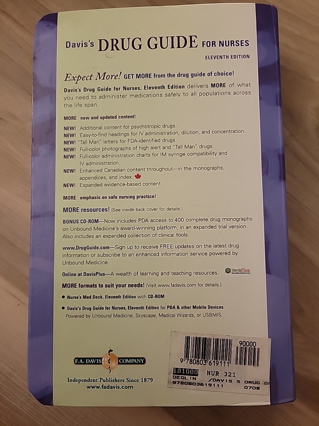 Davis’s Drug Guide for Nurses by April Hazard Vallerand and Judith Hopfer