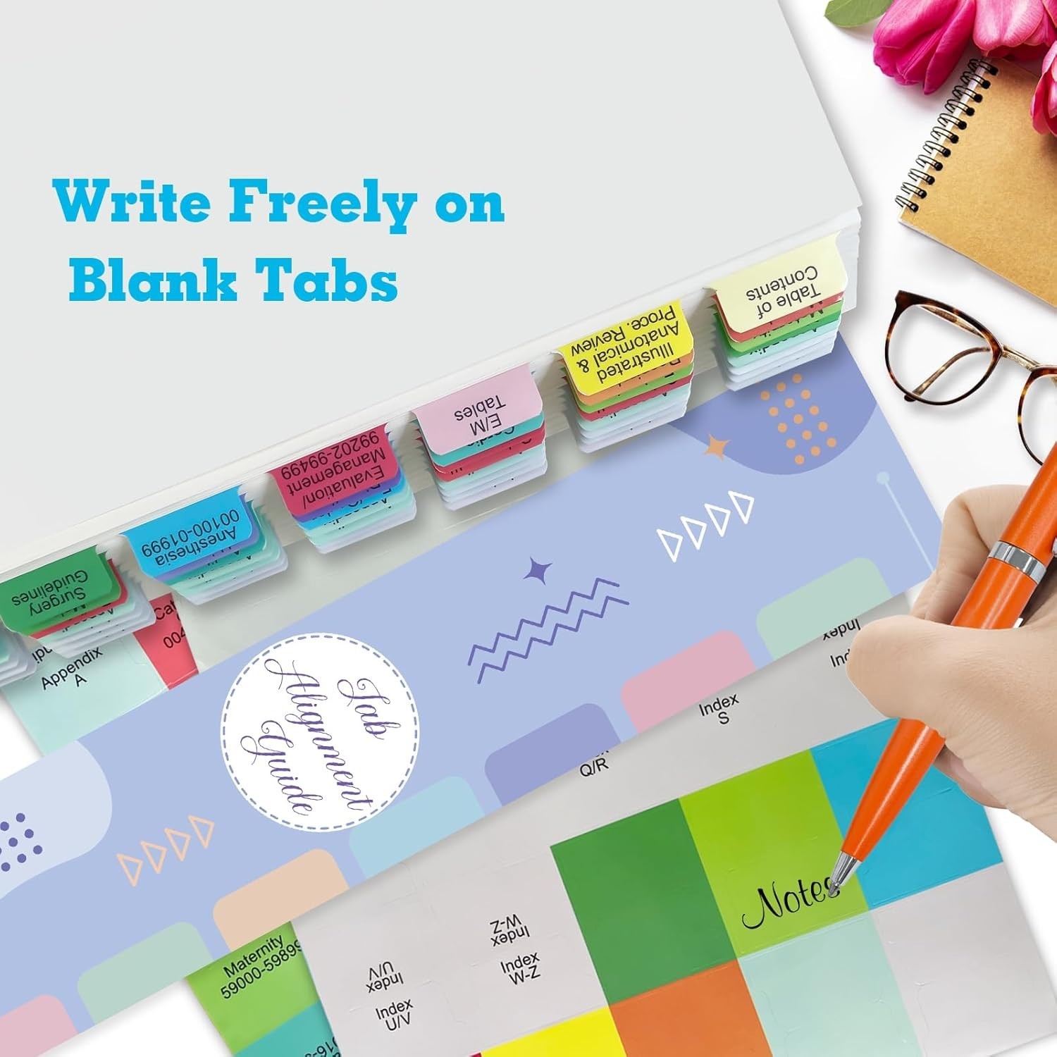 Professional Edition Index Tabs, 96 Dividers