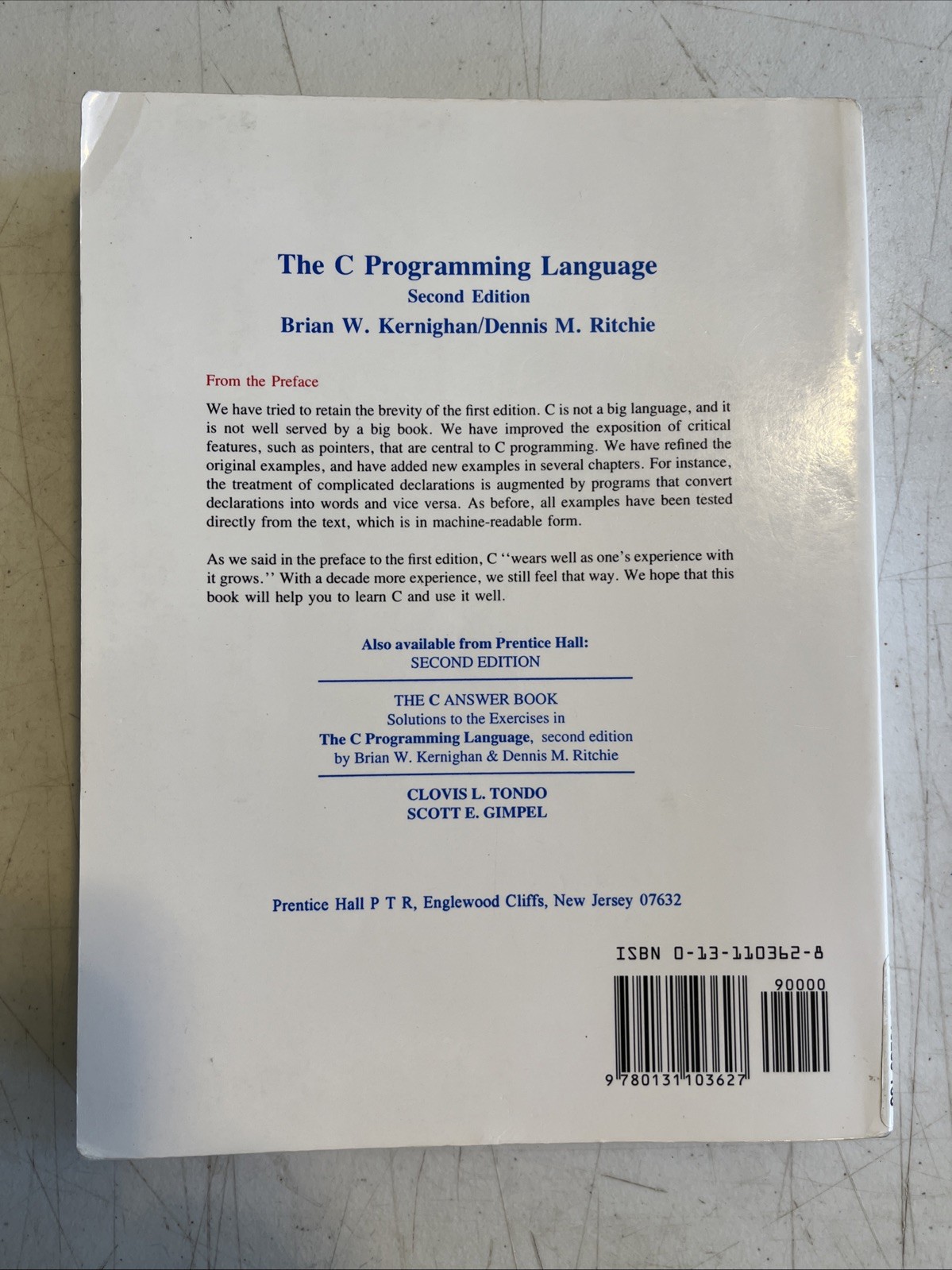 The C Programming Language (2nd Edition) – Brian Kernighan Dennis Ritchie