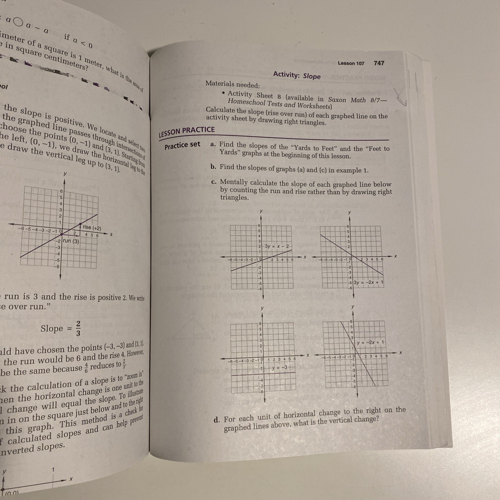 Saxon Math 8/7: Homeschool Student Text, 100 Pages Writing & 30 Printing Error.