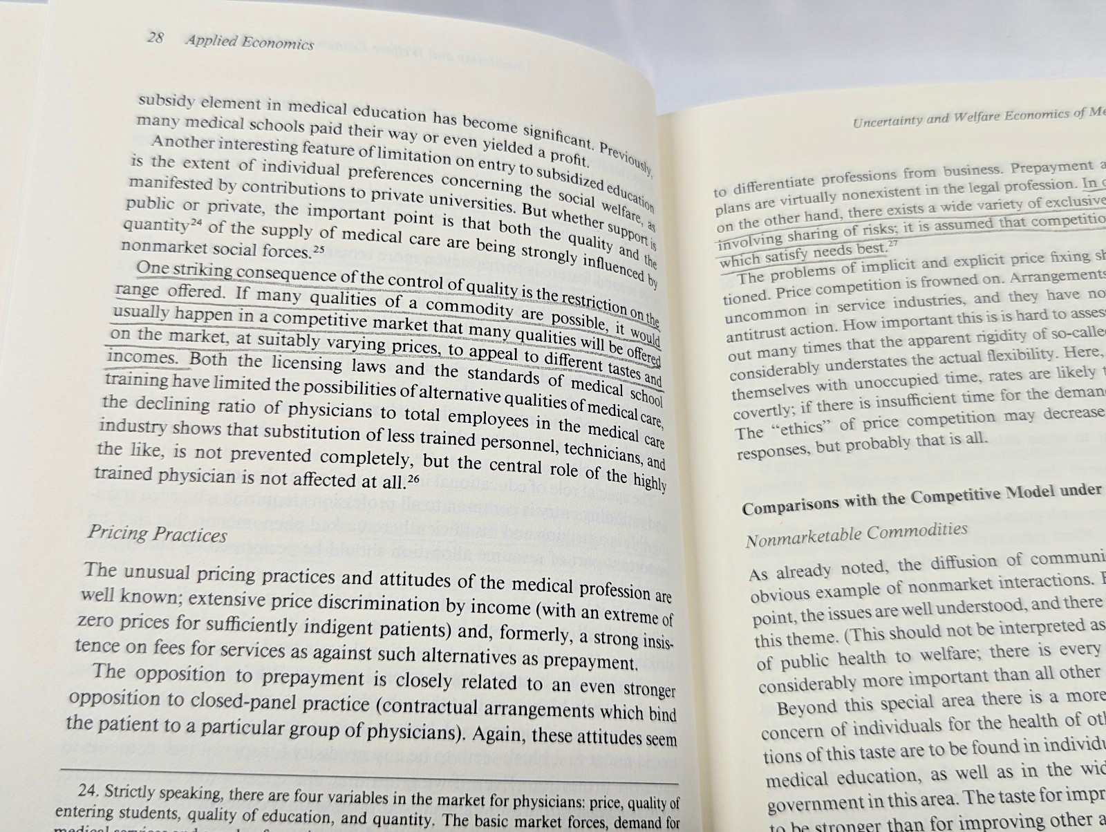 Applied Economics 6 Collected Papers of Kenneth J Arrow 1985 HC Free Shipping