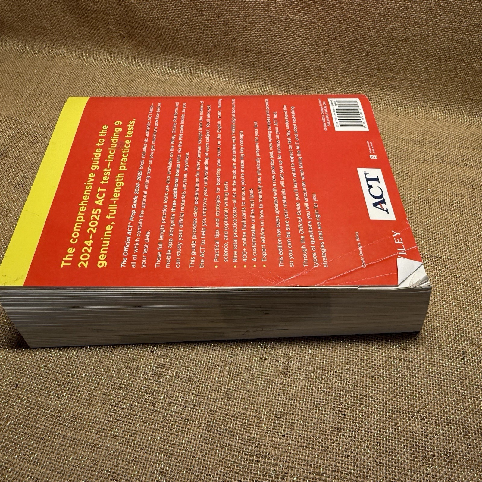 The Official ACT Prep Guide 2025 – 2026: Book + – Paperback, by ACT – Good