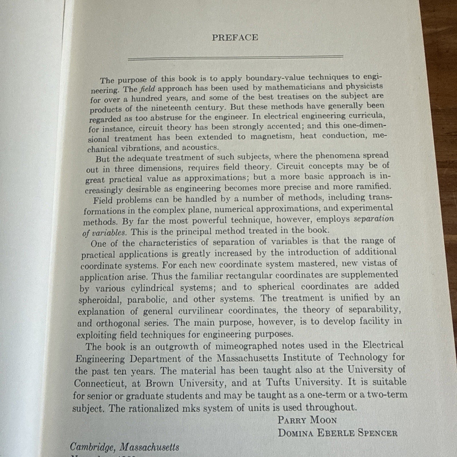 Field Theory For Engineers The Van Nostrand Series In Electronics By Parry Moon