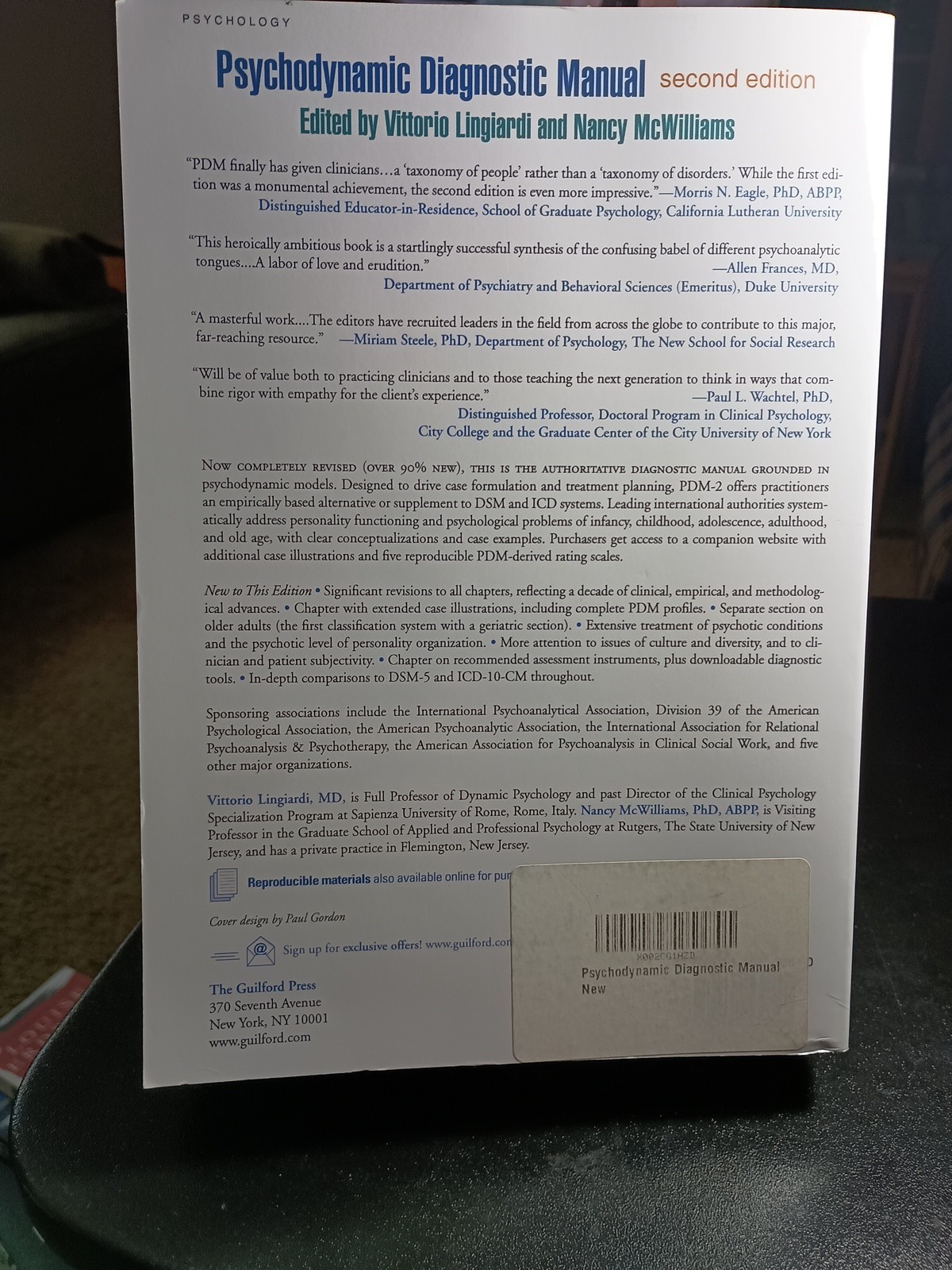 Psychodynamic Diagnostic Manual, Second Edition: PDM-2 – Paperback Very good