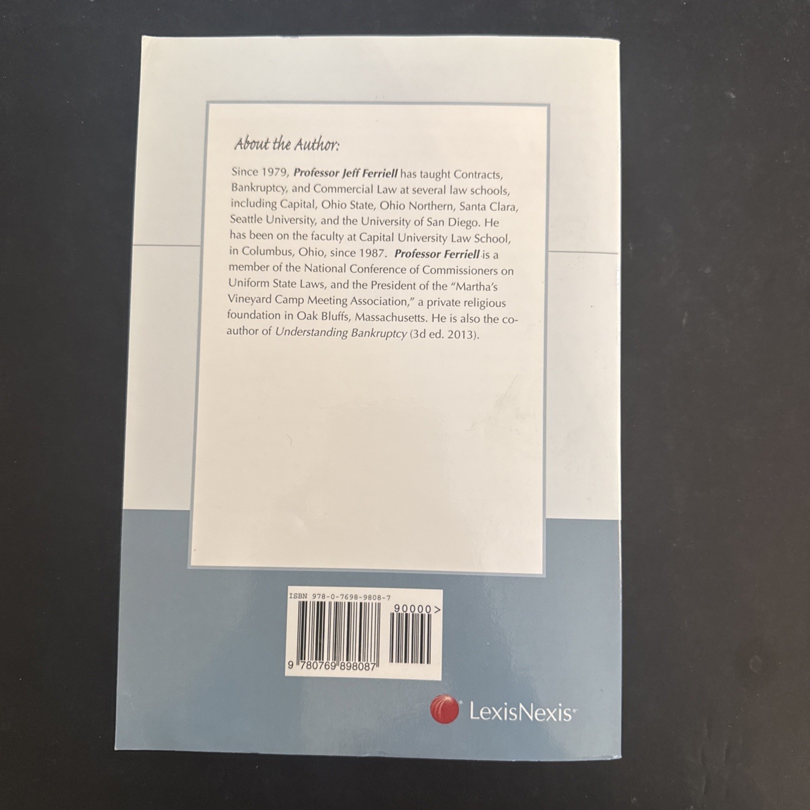 UNDERSTANDING CONTRACTS (2014) By Jeffrey T. Ferriell 3rd Edition