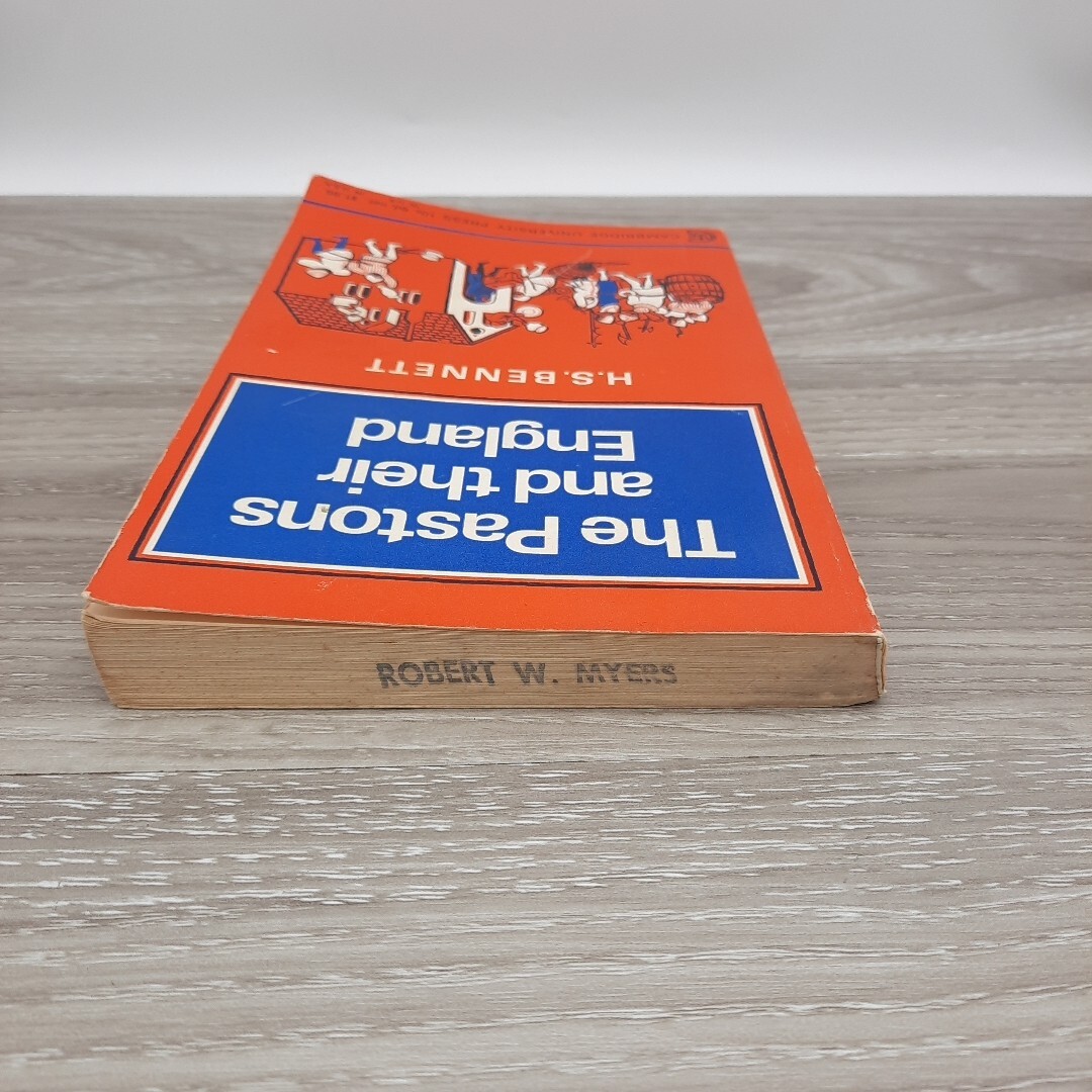 1968 Social History The Pastons and Their England H. S. Bennett