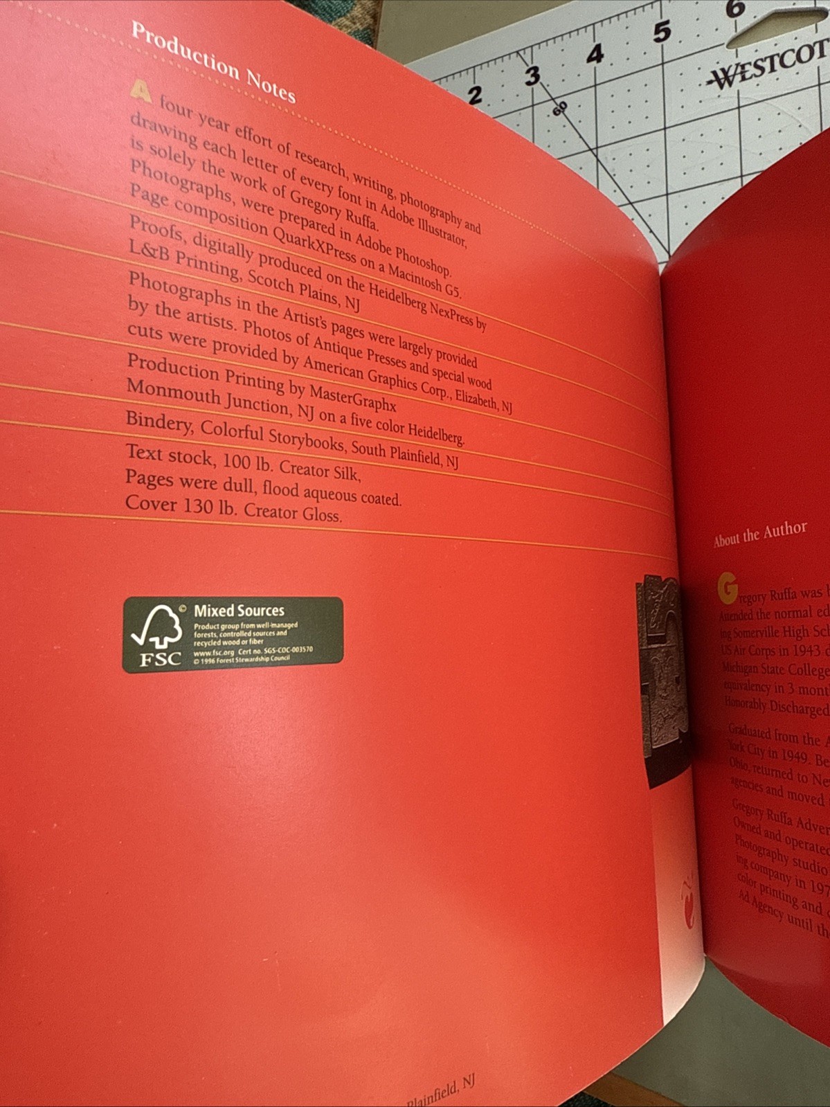 The Art of Wood Type by Gregory Ruffa – Rare Typography & Letterpress Book