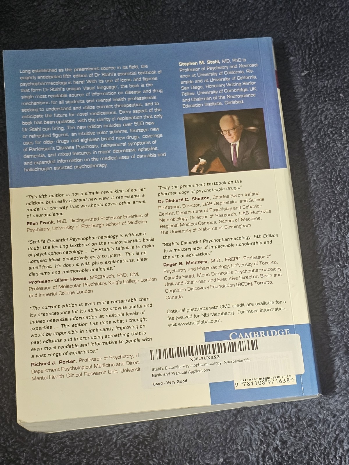 Stahls Essential Psychopharmacology Neuroscientific Basis