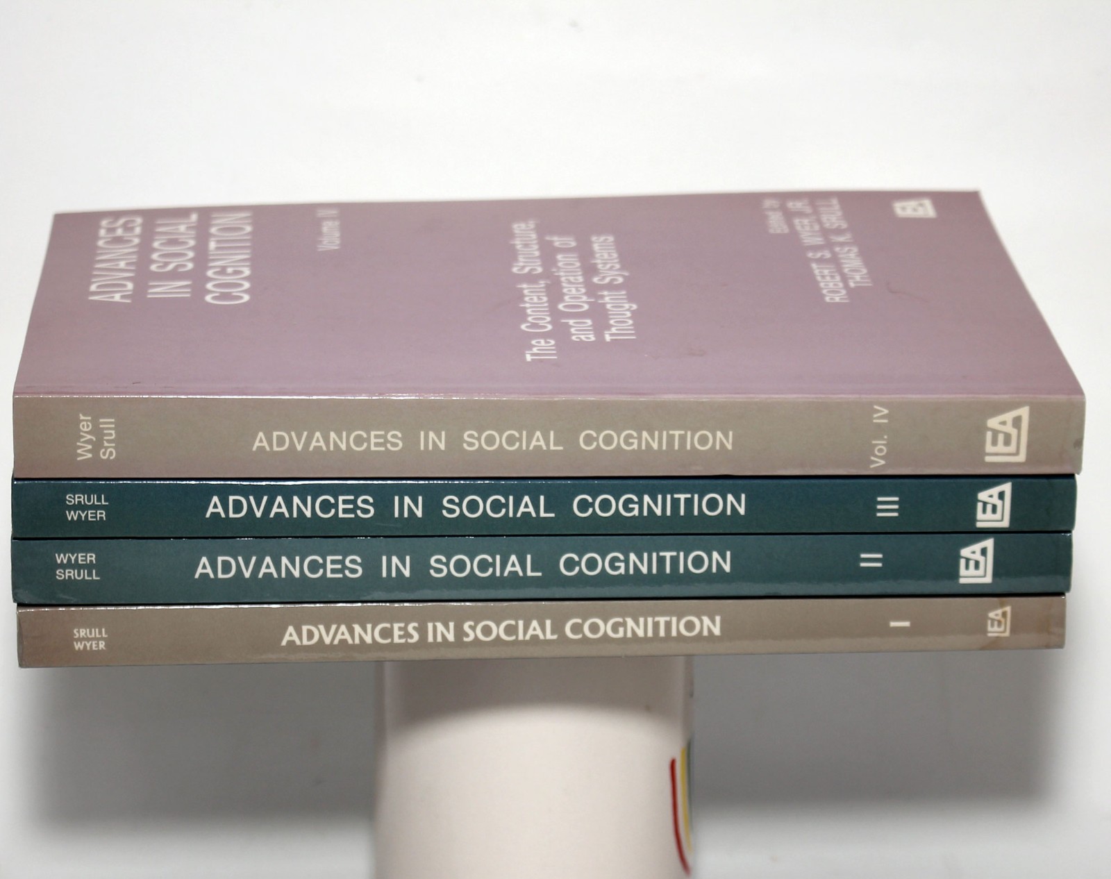 ADVANCES IN SOCIAL COGNITION VOLS I-IV 4 book set by R.S Wyer Jr. & T K Srull
