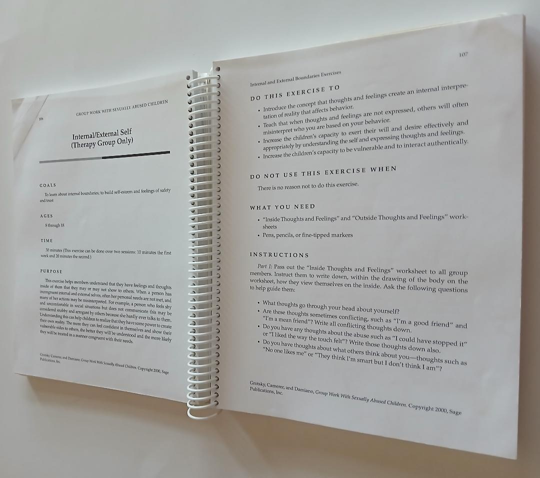Group Work with Sexually Abused Children: A Practitioner’s Guide/Spiral/1999