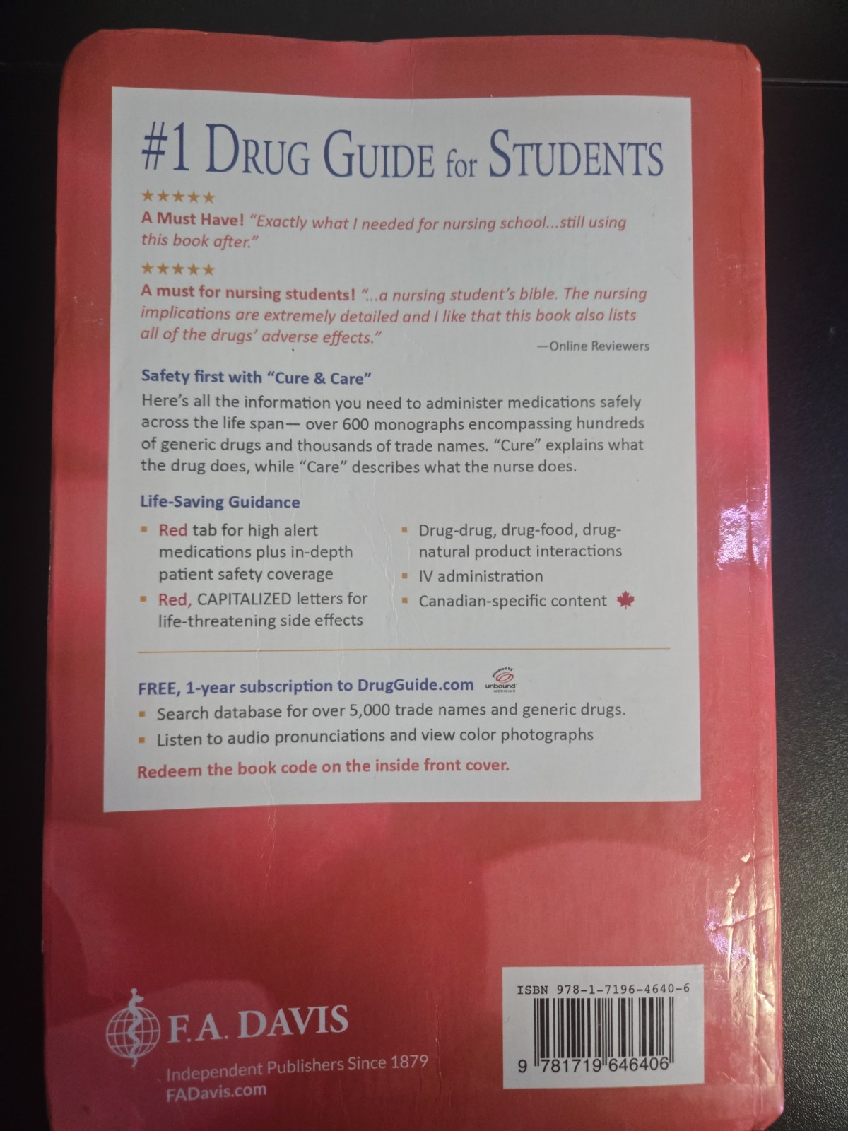 Davis’s Drug Guide for Nurses by April Hazard Vallerand and Cynthia A….