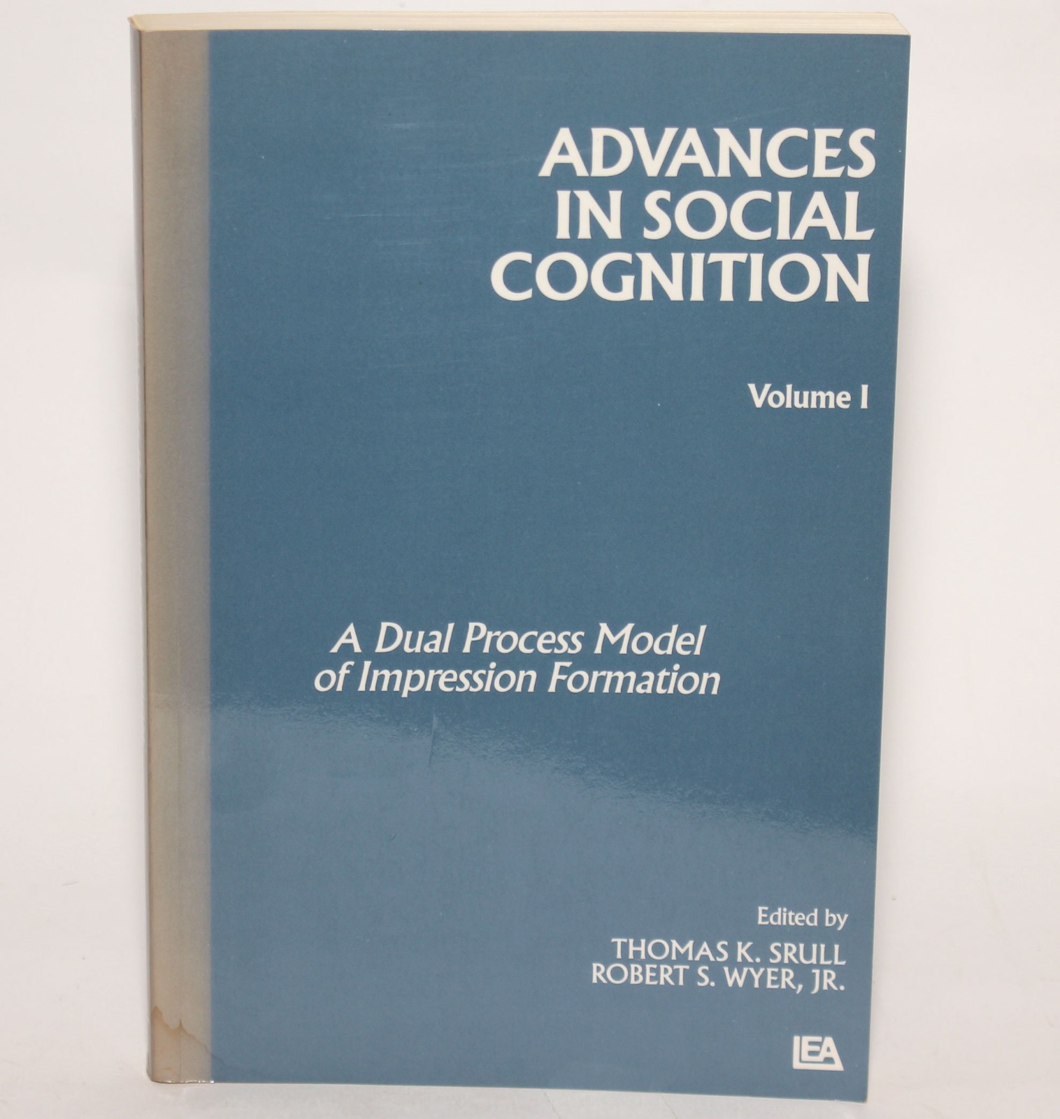 ADVANCES IN SOCIAL COGNITION VOLS I-IV 4 book set by R.S Wyer Jr. & T K Srull