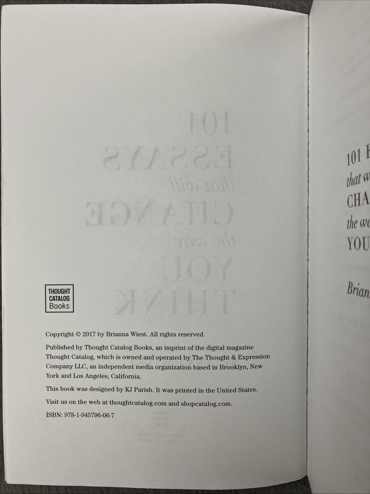 101 Essays That Will Change The Way You Think paperback Brain Wiest