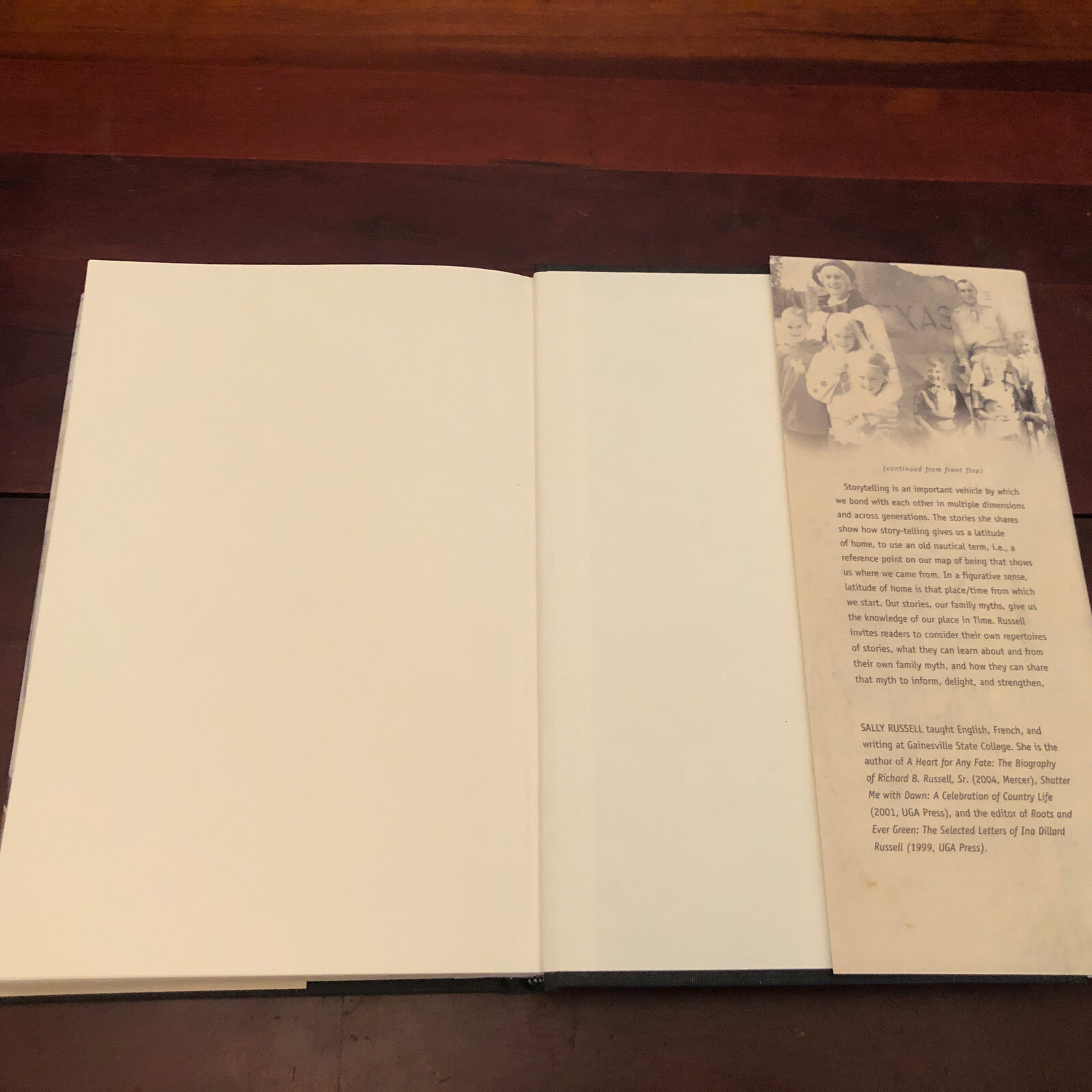 Latitude of Home: A Storytelling Journey 2008 Signed Sally Russell 1st Edition