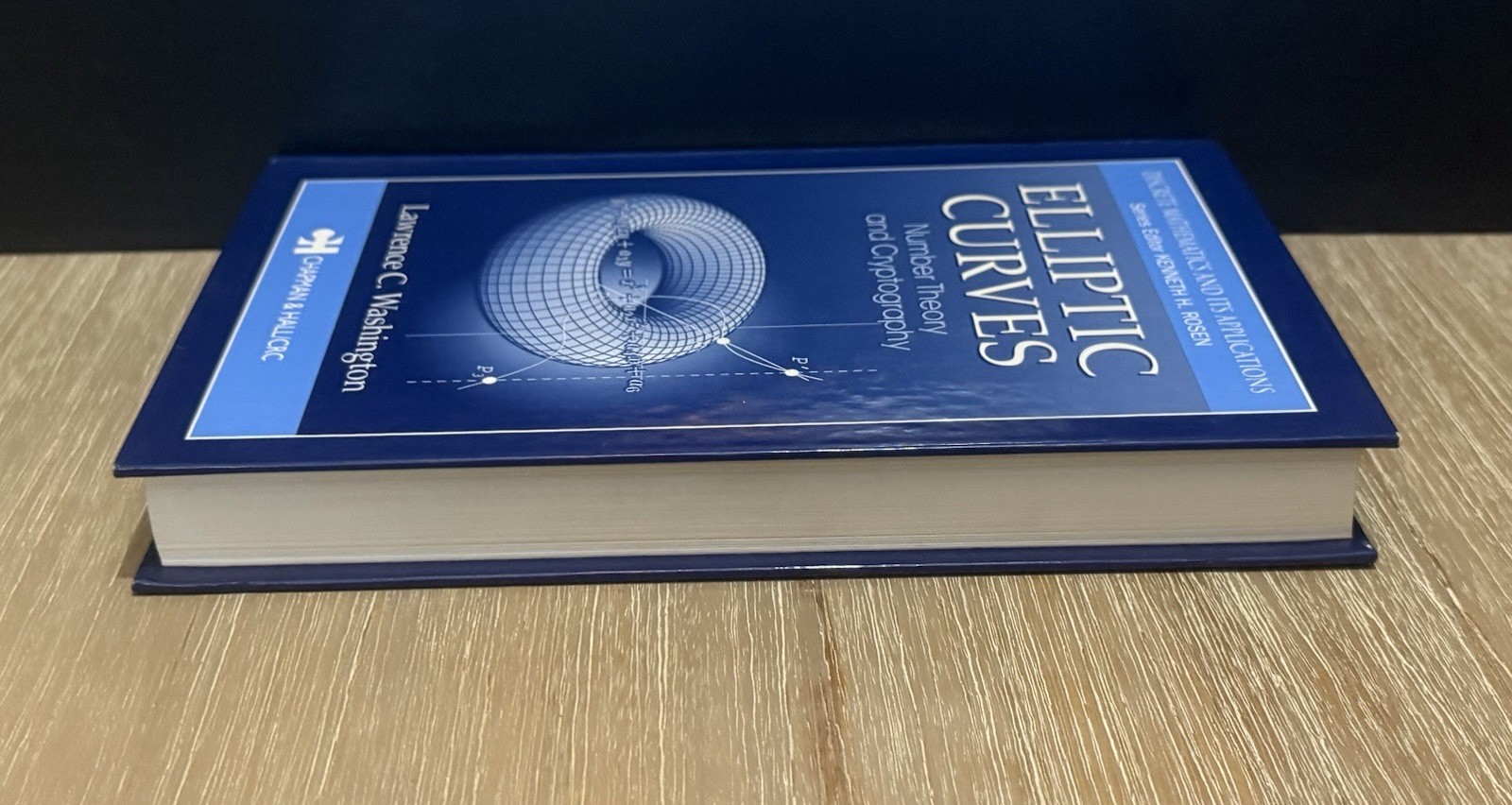 Elliptic Curves by Lawrence C. Washington 1982 Hardcover