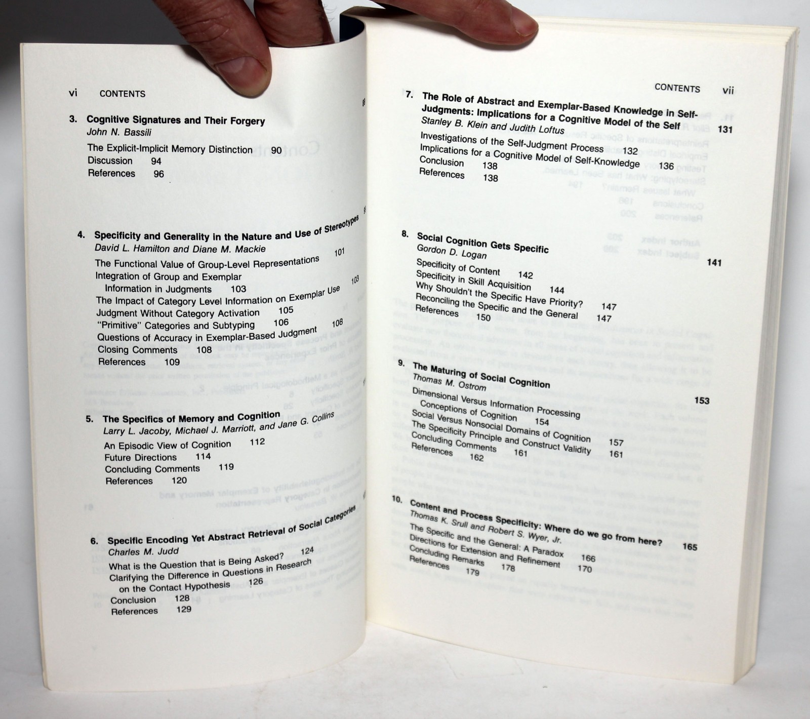 ADVANCES IN SOCIAL COGNITION VOLS I-IV 4 book set by R.S Wyer Jr. & T K Srull
