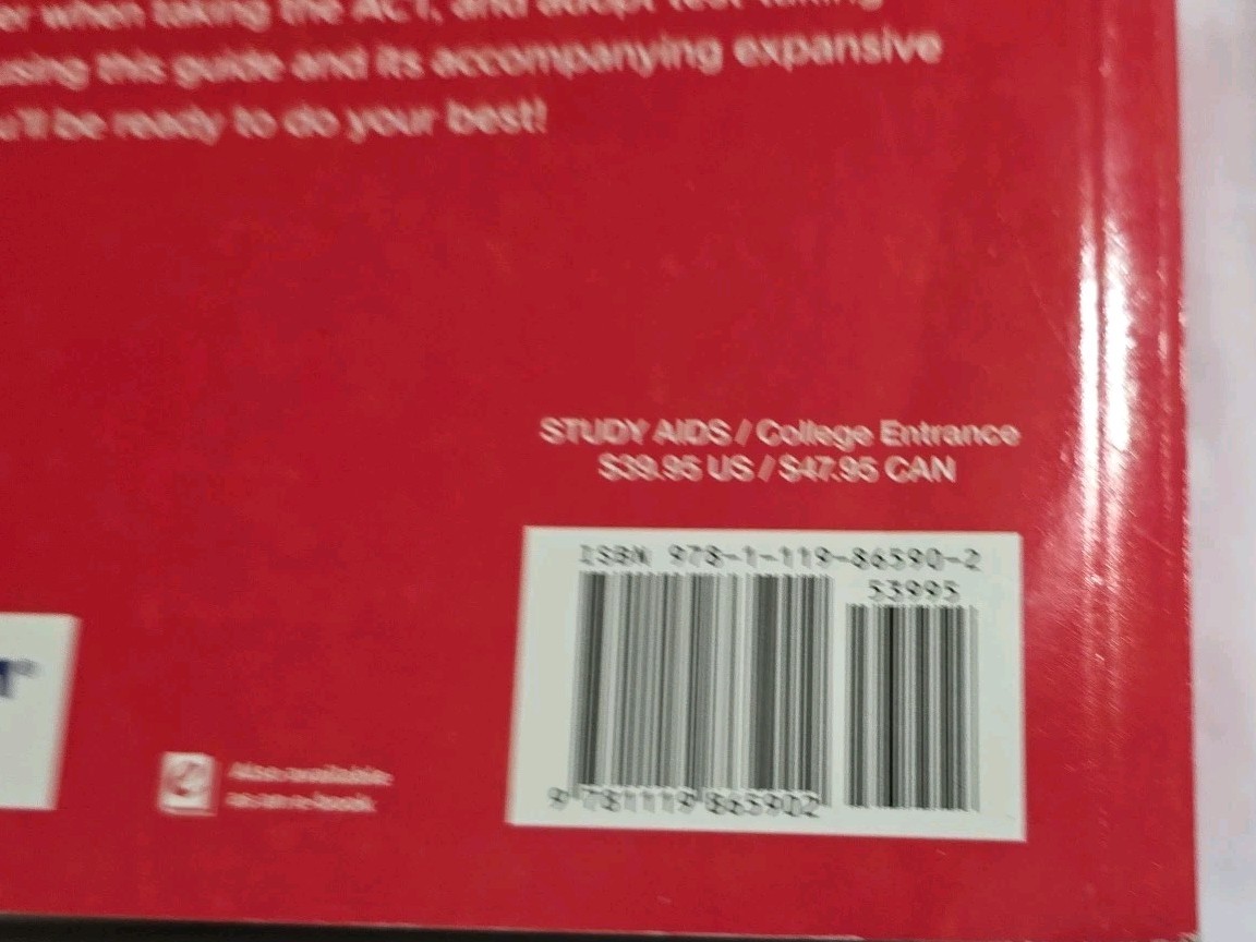 ACT Prep Guide 2022-2023 Paperback By ACT Like New The Official