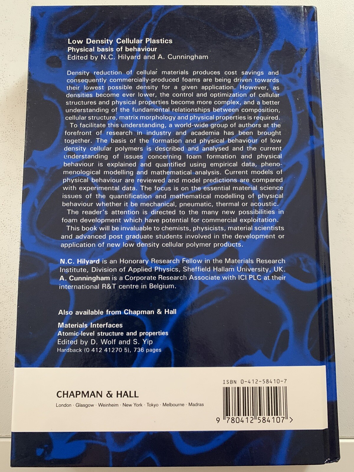 Low Density Cellular Plastics – Physical Basis Of Behaviour- Hardcover-Brand New