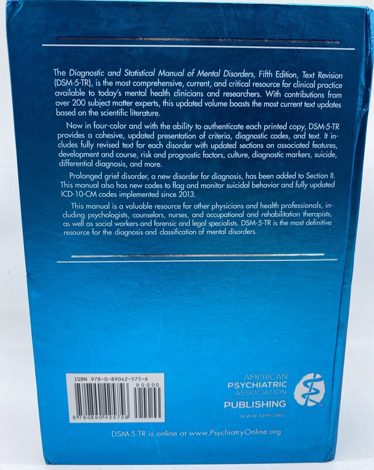 Diagnostic and Statistical Manual of Mental Disorders : DSM-5-TR Hardcover