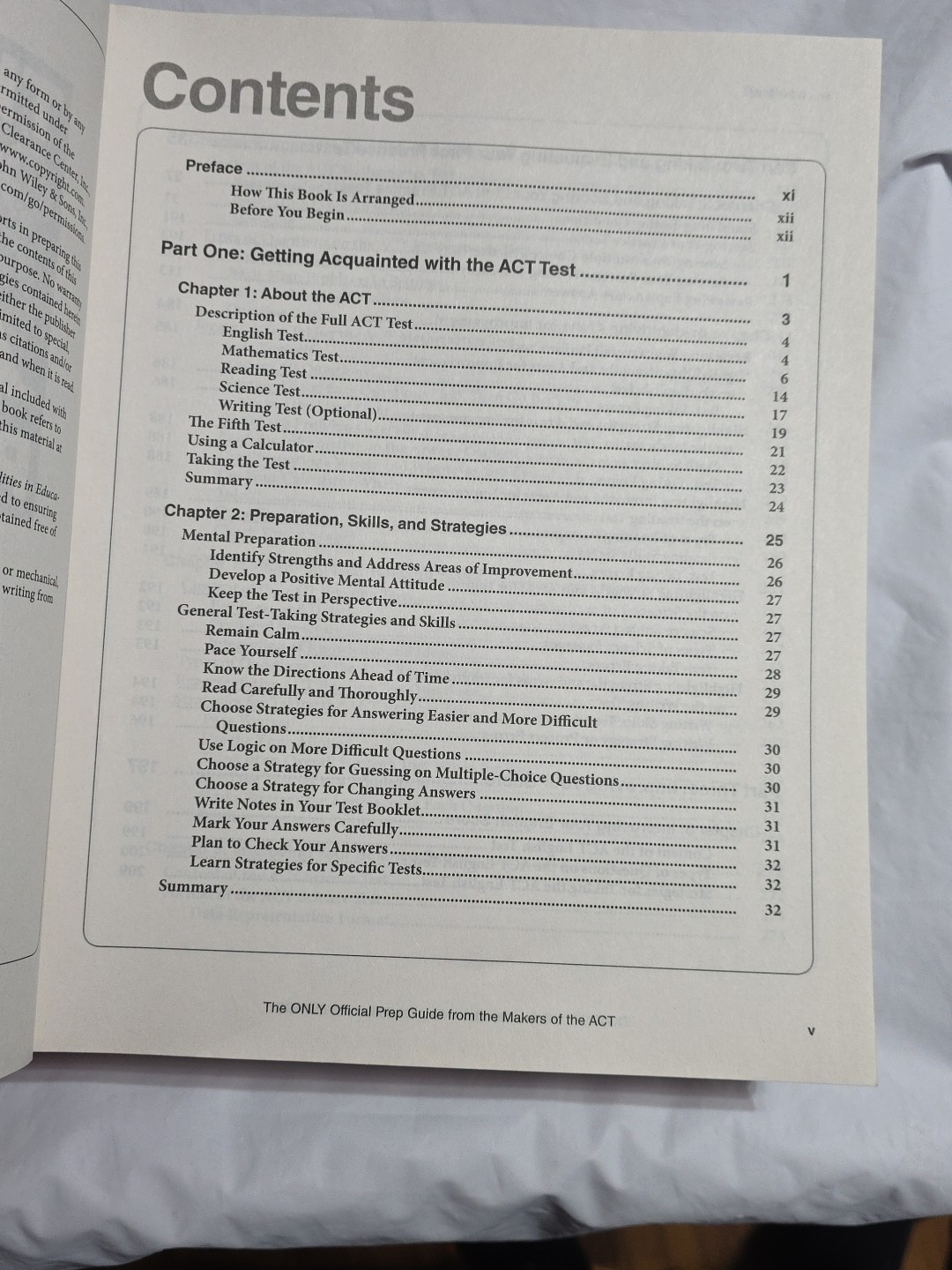 ACT Prep Guide 2022-2023 Paperback By ACT Like New The Official