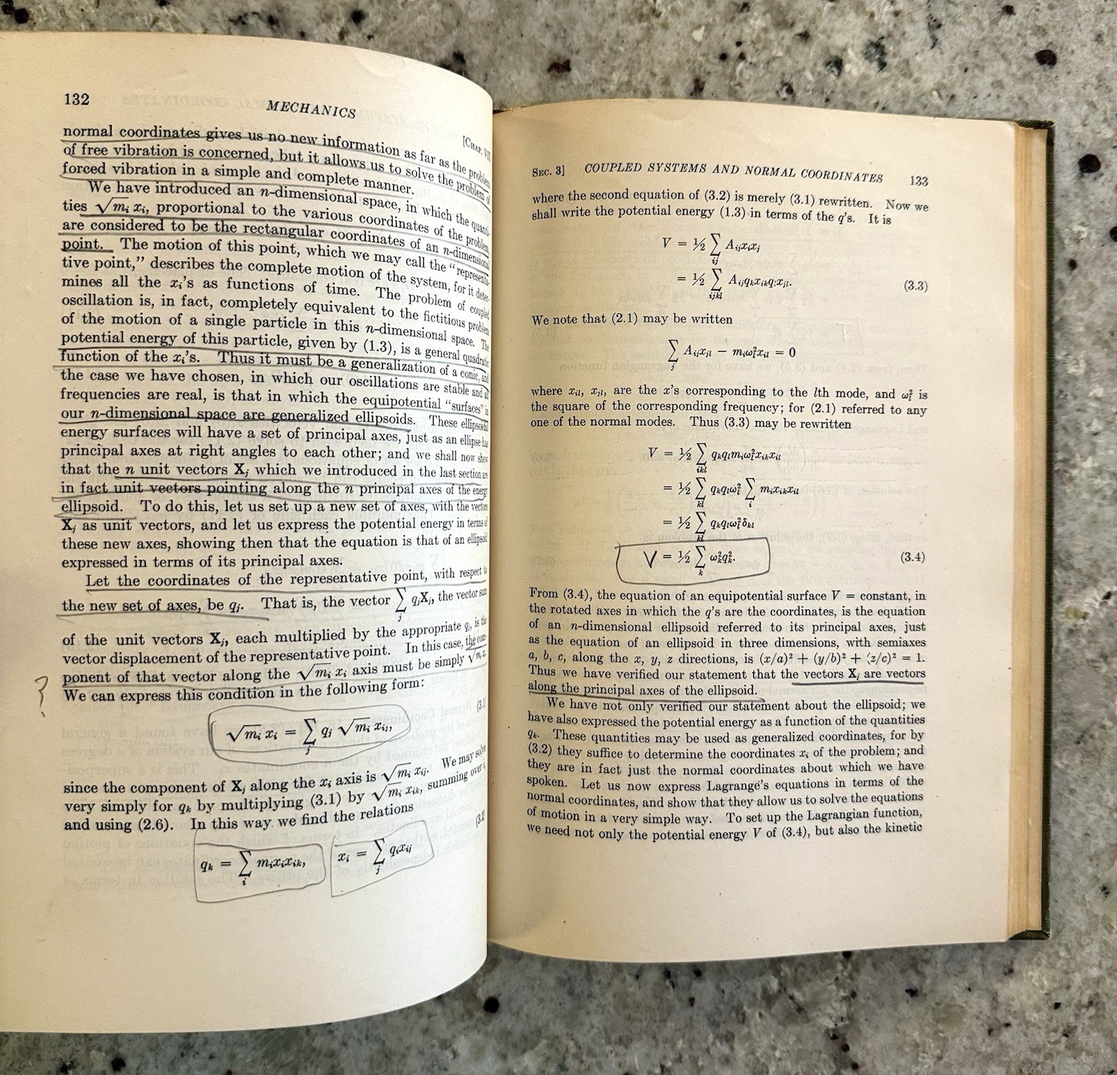 VTG 1947 Mechanics 1st Edition by Slater & Frank HC VG