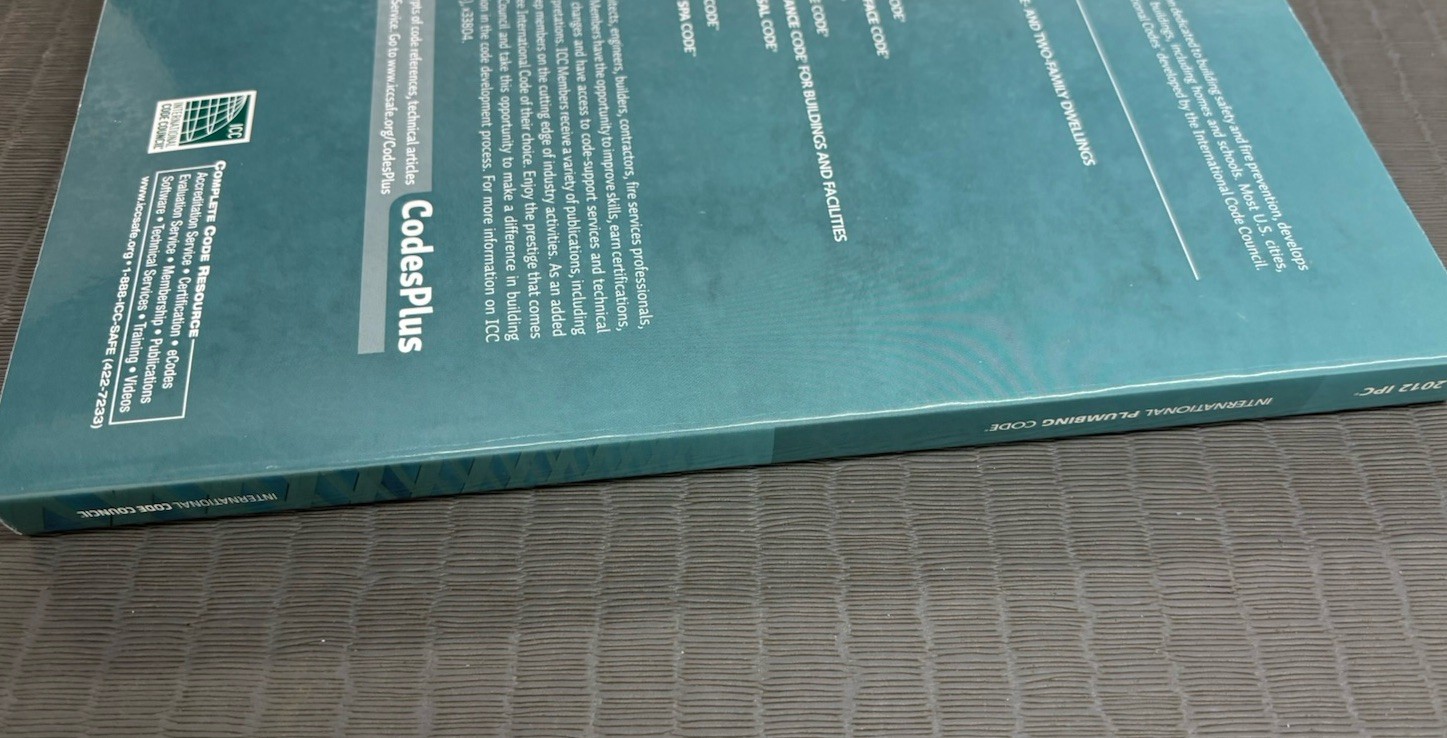 2012 International Plumbing Code – Paperback, by International Code Council IPC