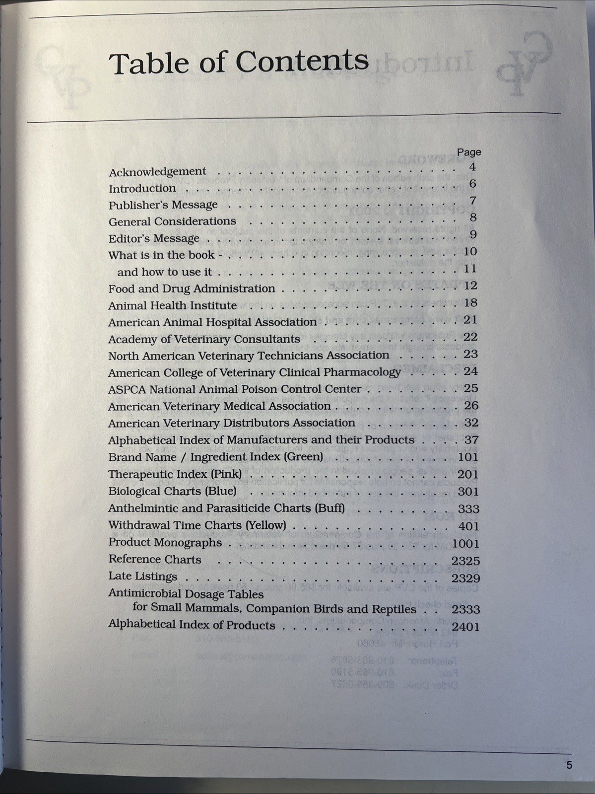 Compendium of Veterinary Products – Sixth Edition 2001 – B15