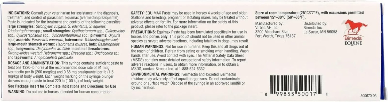 Equine Dewormer Paste – Safe & Effective Parasite Treatment^