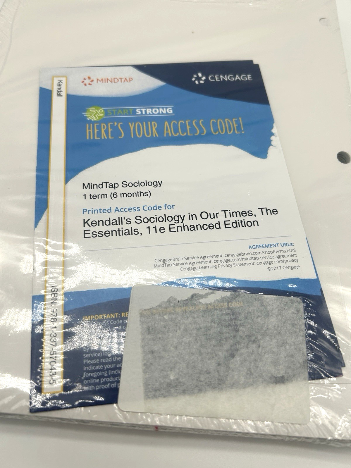 SOCIOLOGY IN OUR TIMES – THE ESSENTIALS 11E by Diana Kendall CENGAGE LEARNING