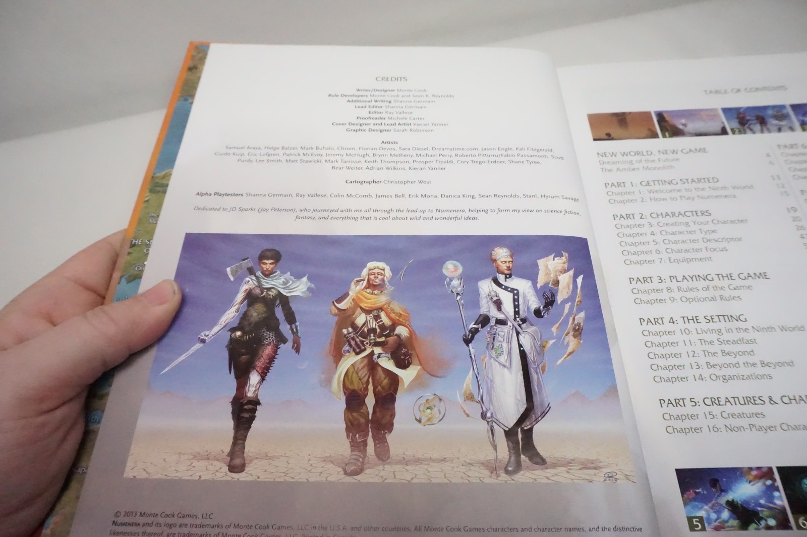 Numenera Corebook by Not Available (2013, Hardcover) W/map