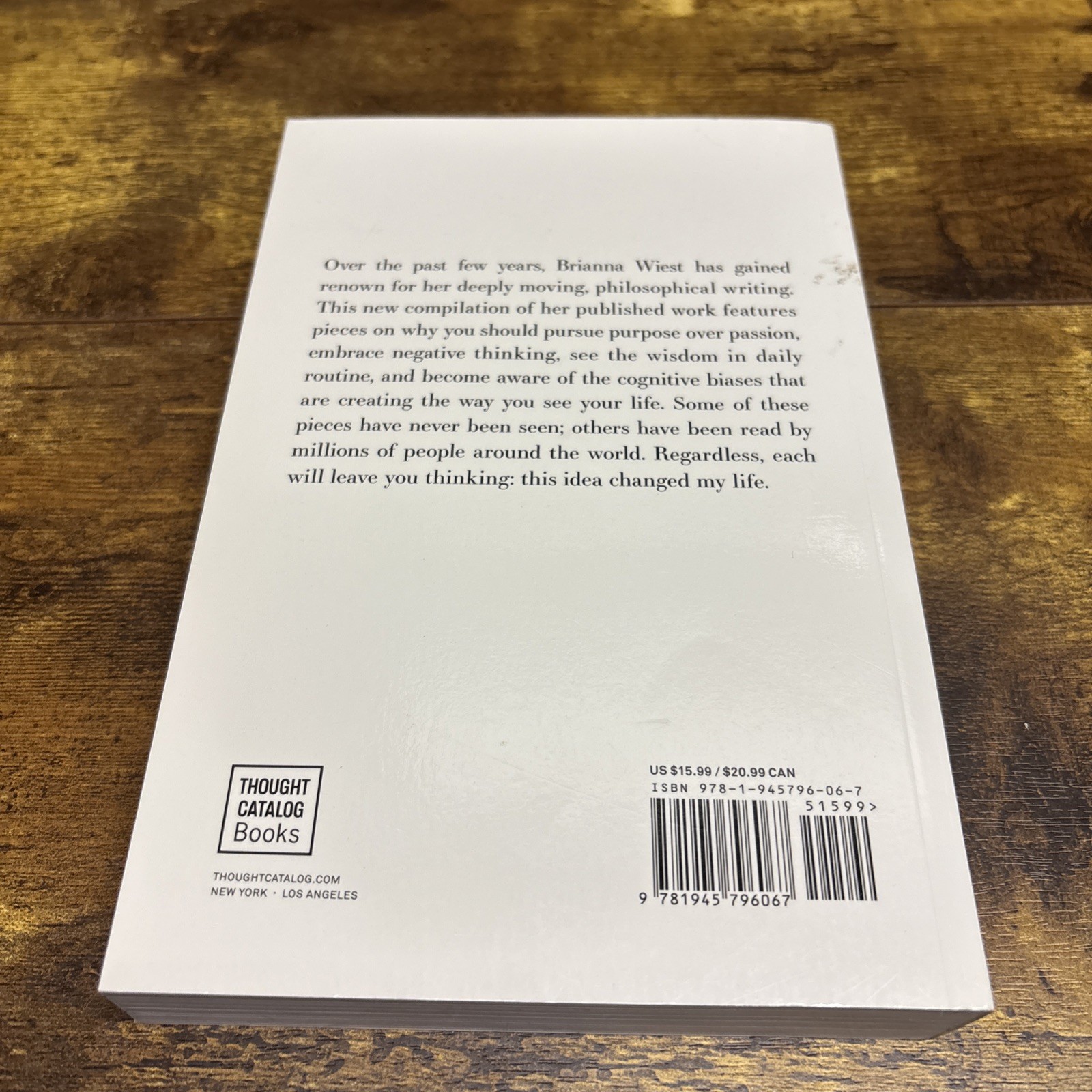 101 Essays That Will Change the Way You Think by Brianna Wiest (2016, Trade…