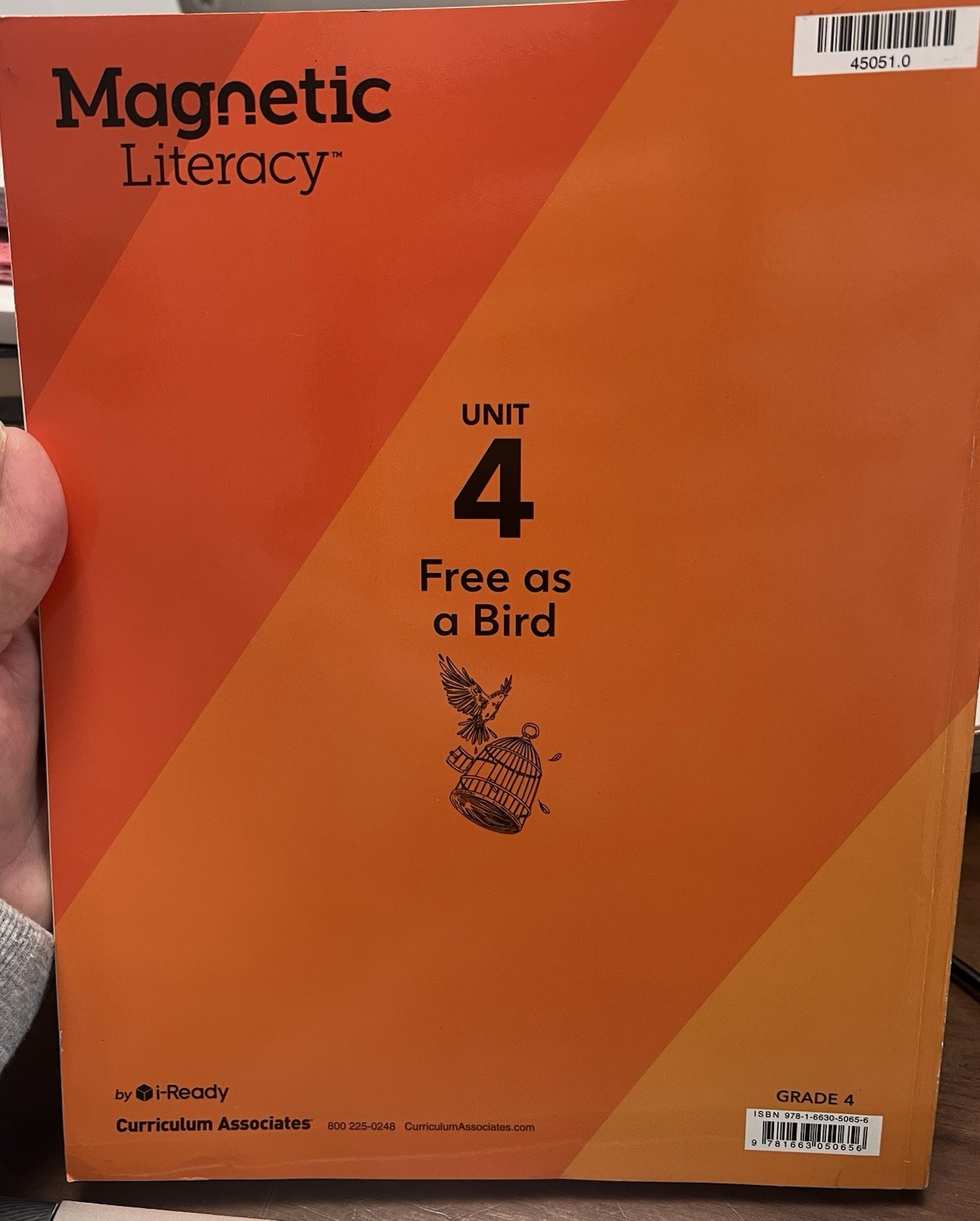 Curriculum Associates, Magnetic Literacy Grade 4, Unit 4, Free As A Bird( 2027)
