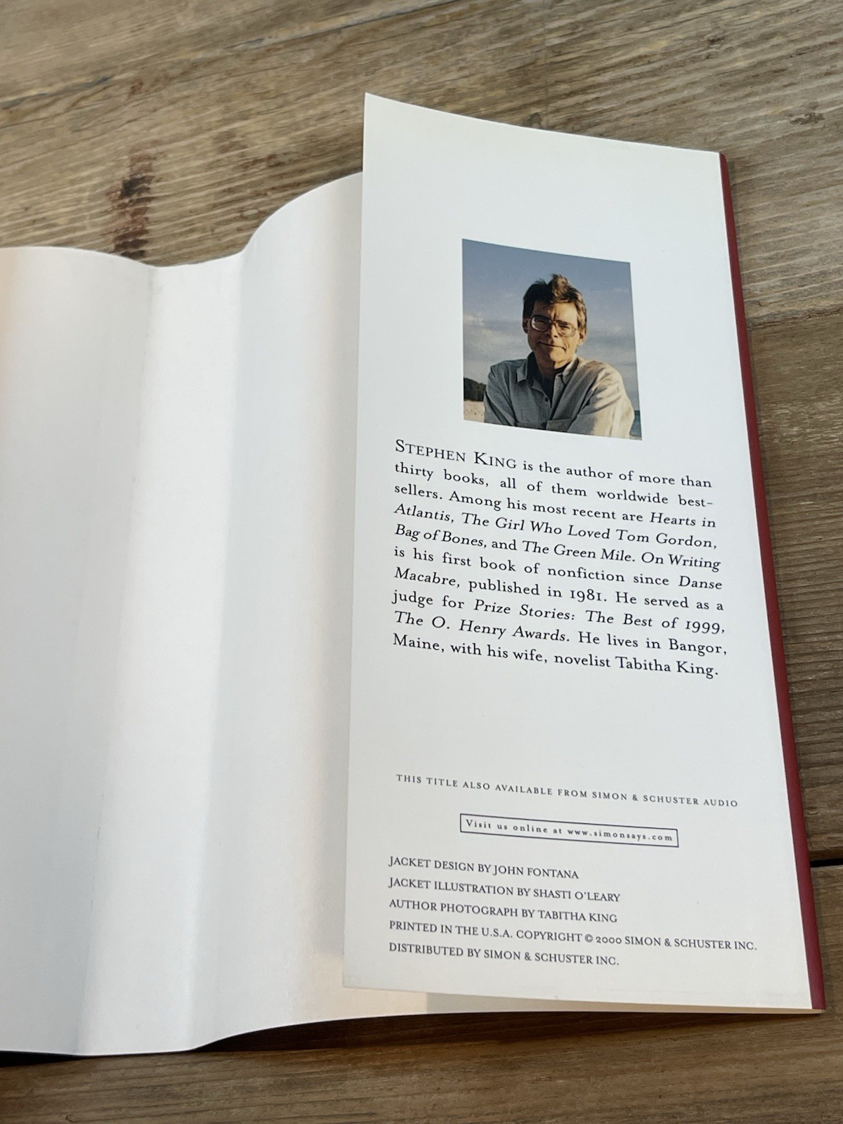 On Writing A Memoir of the Craft Stephen King HCDJ 1st Edition 1st Print G2U