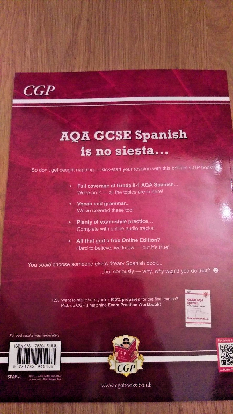 CGP GCSE Spanish Revision Guide AQA NEW