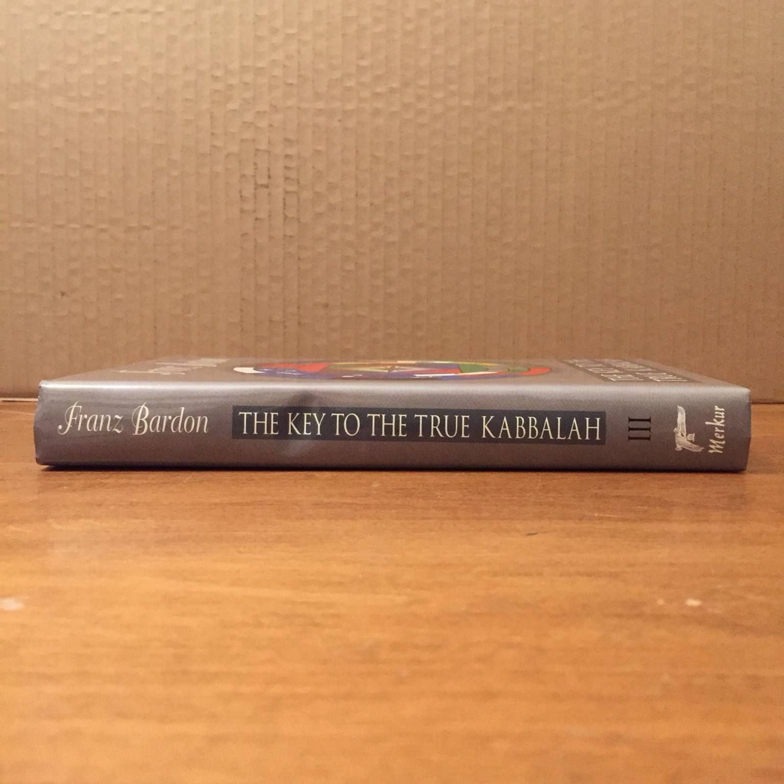 The Key to the True Kabbalah by Franz Bardon 1996 Merkur 1st Edition HBDJ Good+