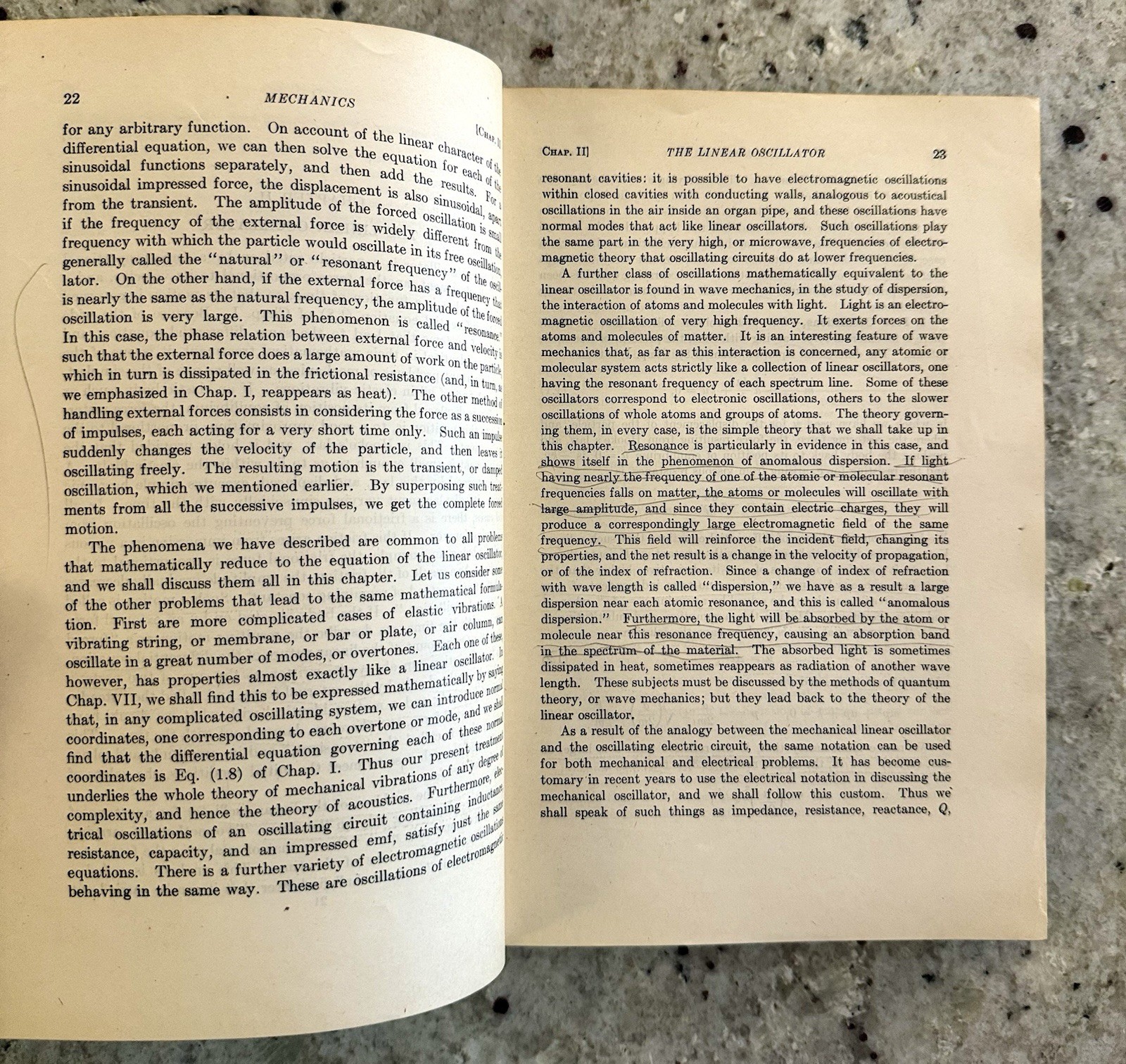 VTG 1947 Mechanics 1st Edition by Slater & Frank HC VG