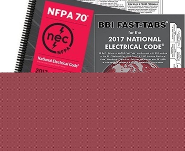 NFPA 70 National Electrical Code NEC 2017 Edition SPIRAL WITH BBI TAB USPS
