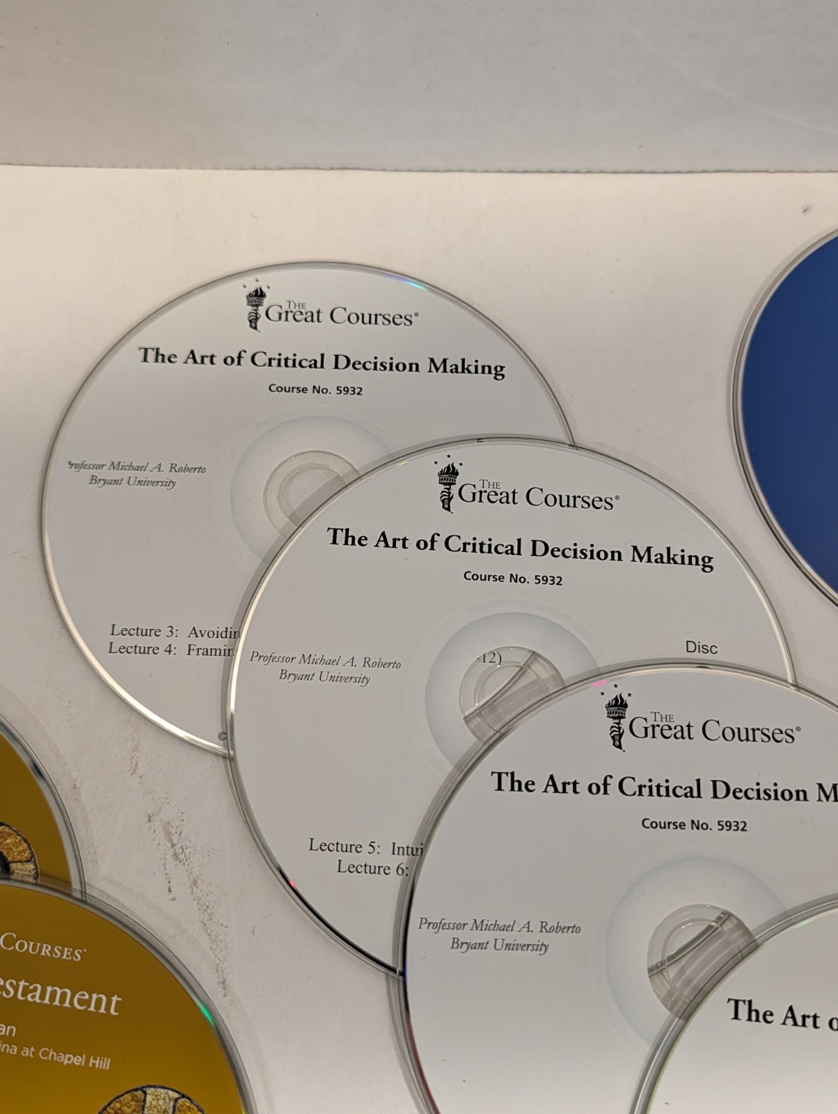 30 Loose Learning Courses DVDs & Audio CDs – Religion, History, Writing, Music