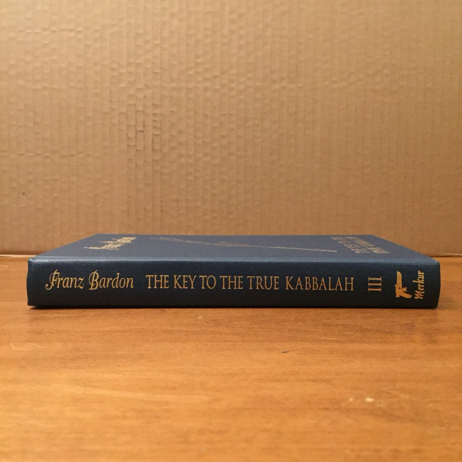The Key to the True Kabbalah by Franz Bardon 1996 Merkur 1st Edition HBDJ Good+
