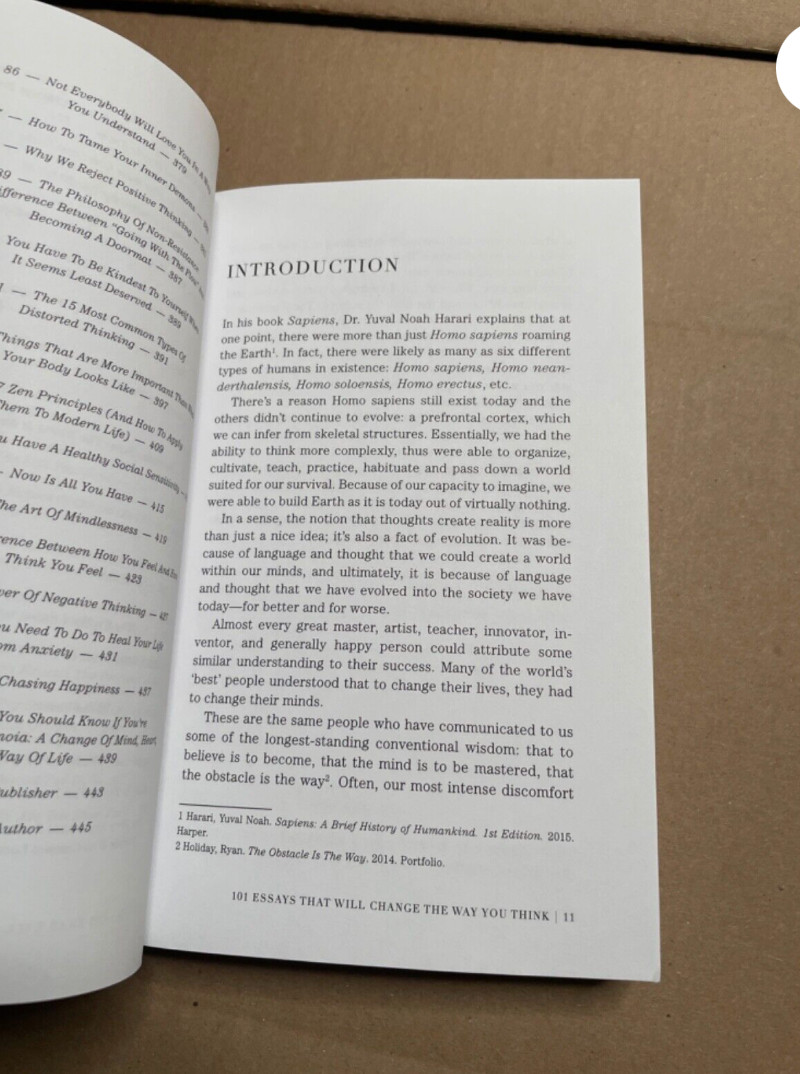 101 Essays That Will Change The Way You Think, Brianna West – Good