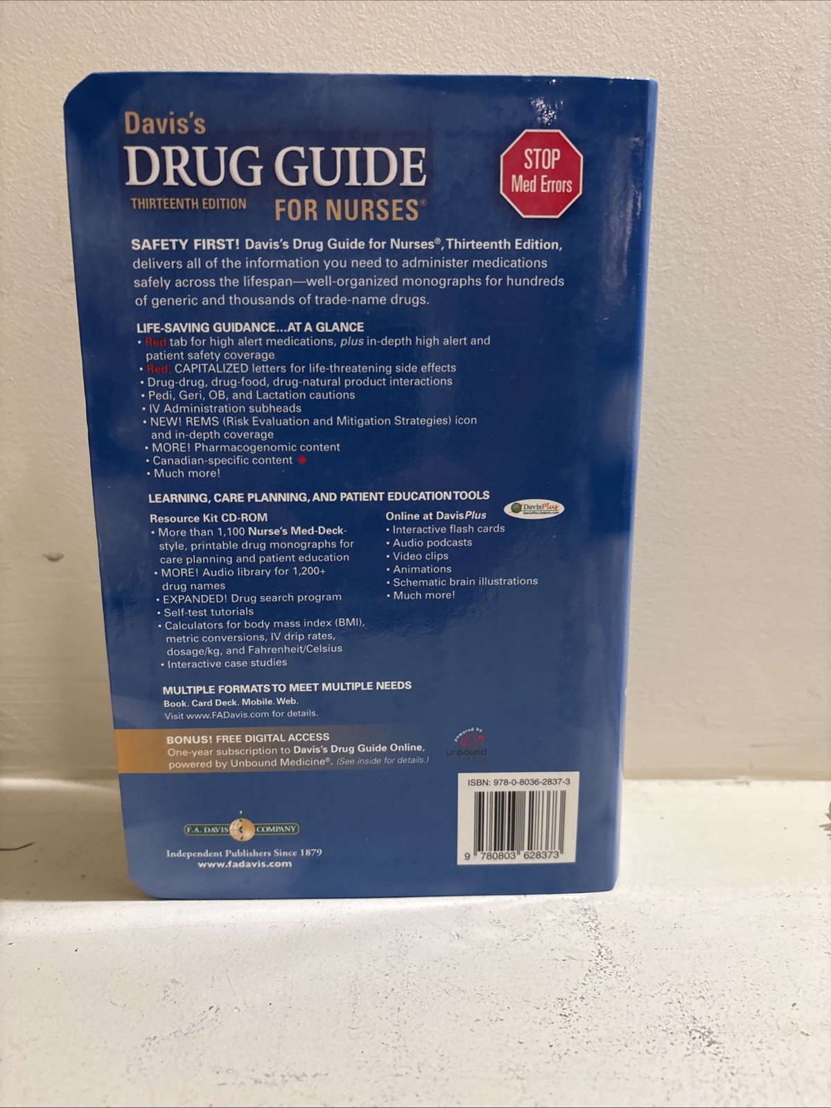Davis’s Drug Guide for Nurses by April Hazard Vallerand, Judith Hopfer Deglin…