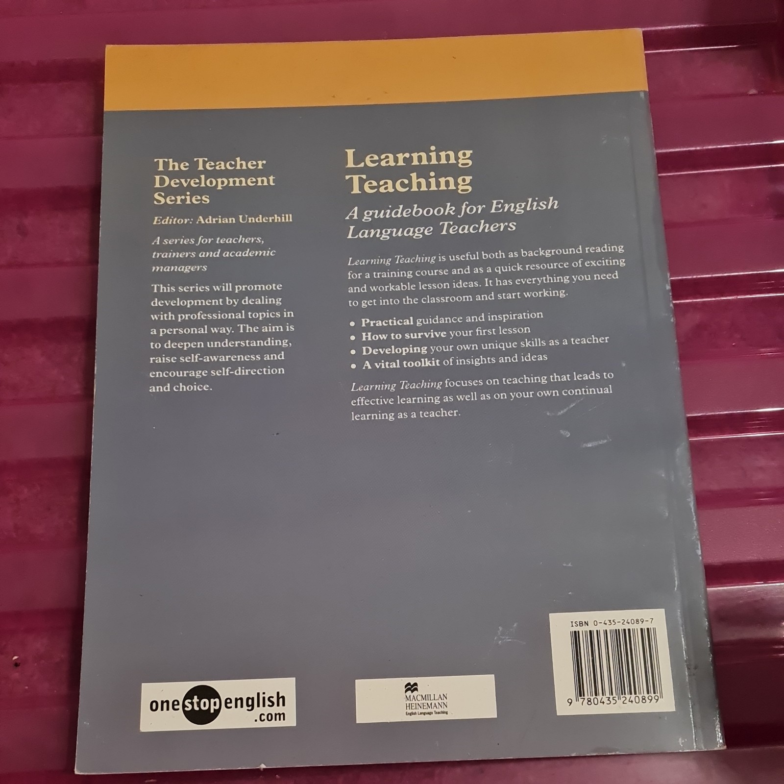 Learning Teaching Jim Scrivener Heinemann ELT TEFL ESL Teacher Training Book