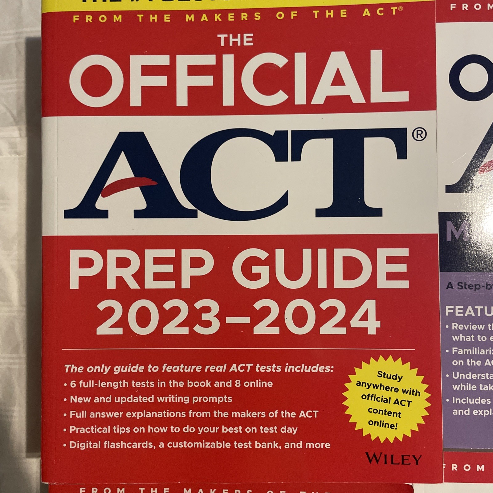 The Official ACT Prep Guide 2023-2024 Second Edition Lot of 5 Books