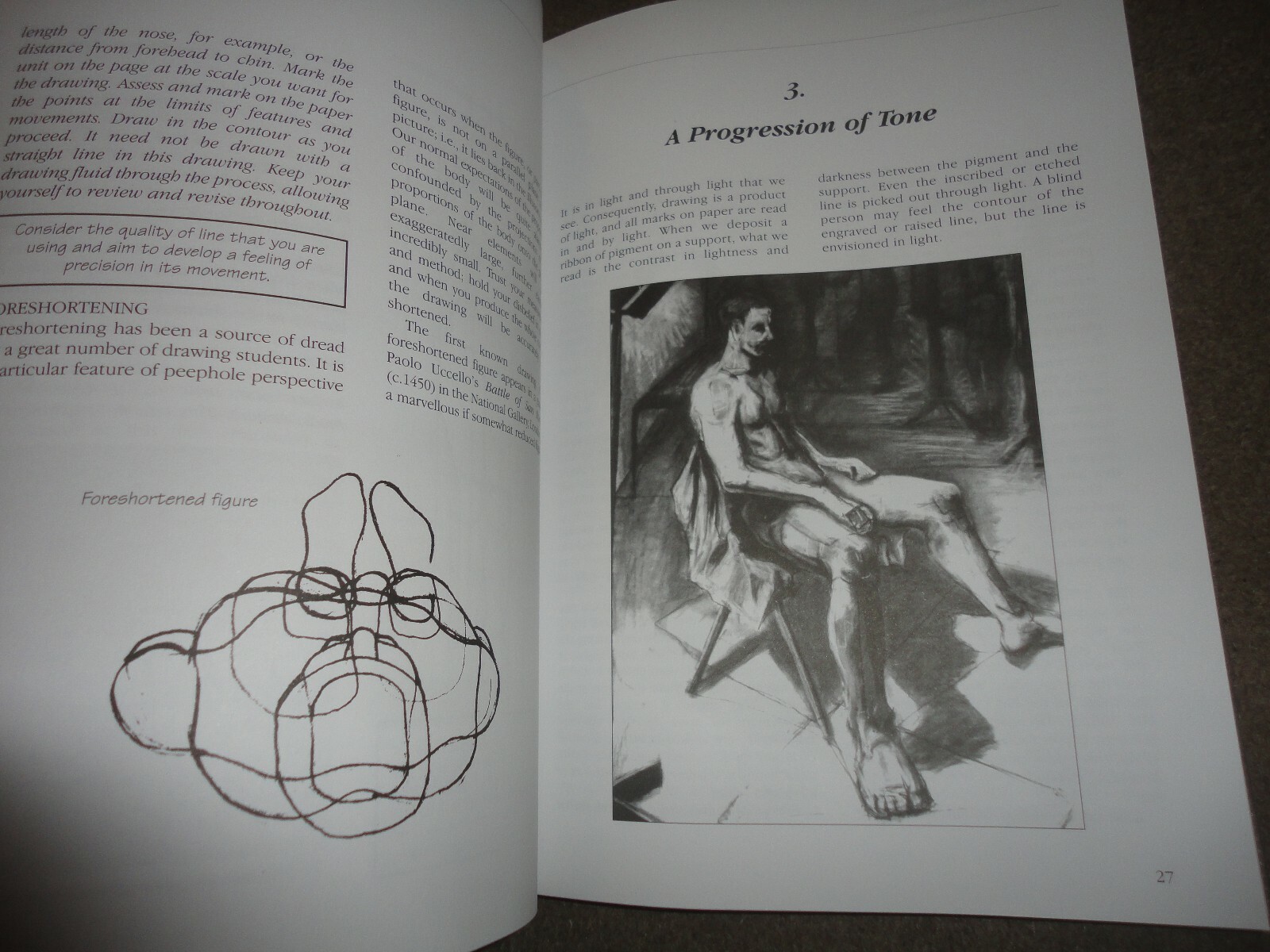 RARE FOUNDATION COURSE IN DRAWING BOOK PETER STAYNER & TERRY ROSENBERG 240 PAGES