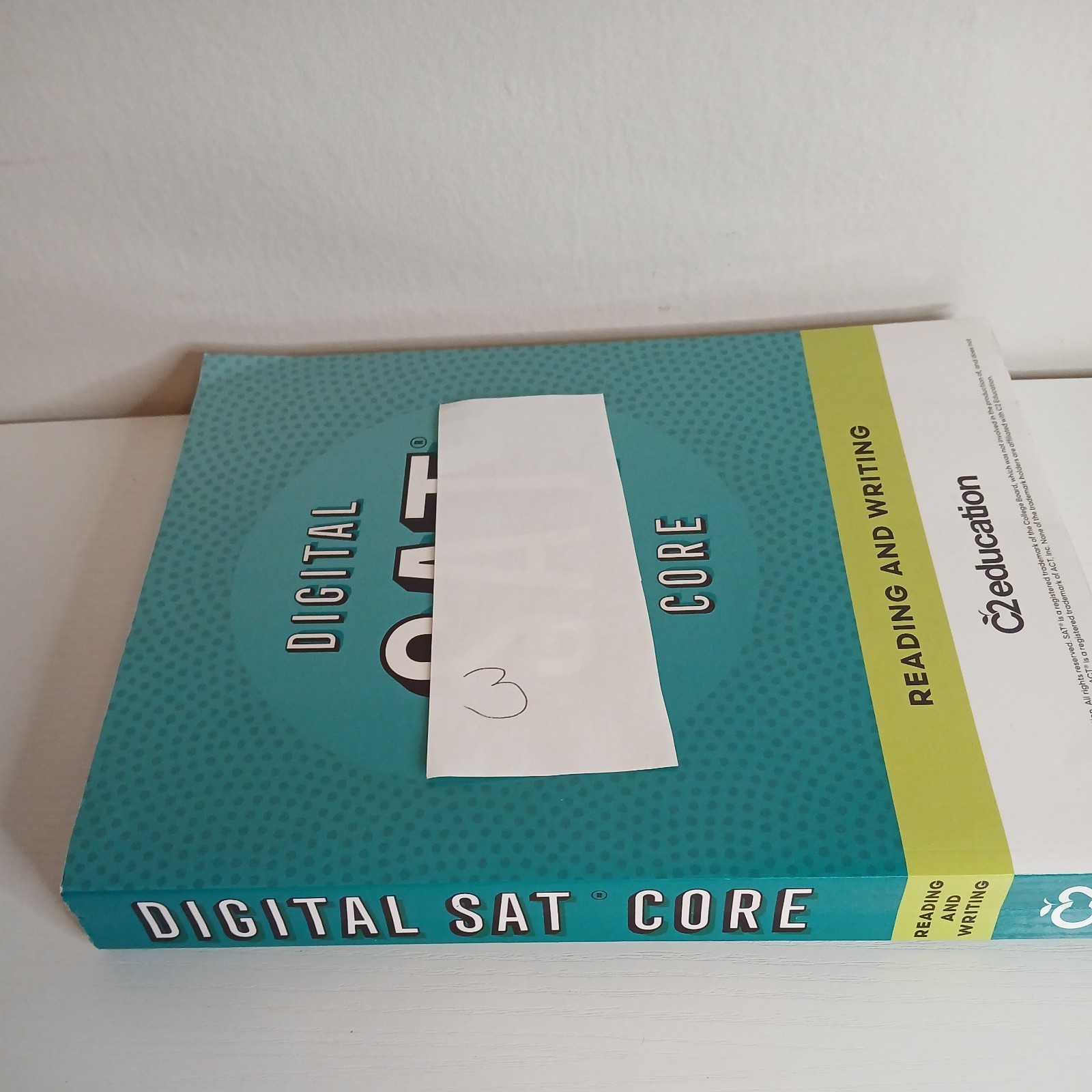 Digital SAT Core Reading and Writing C2 Education Book