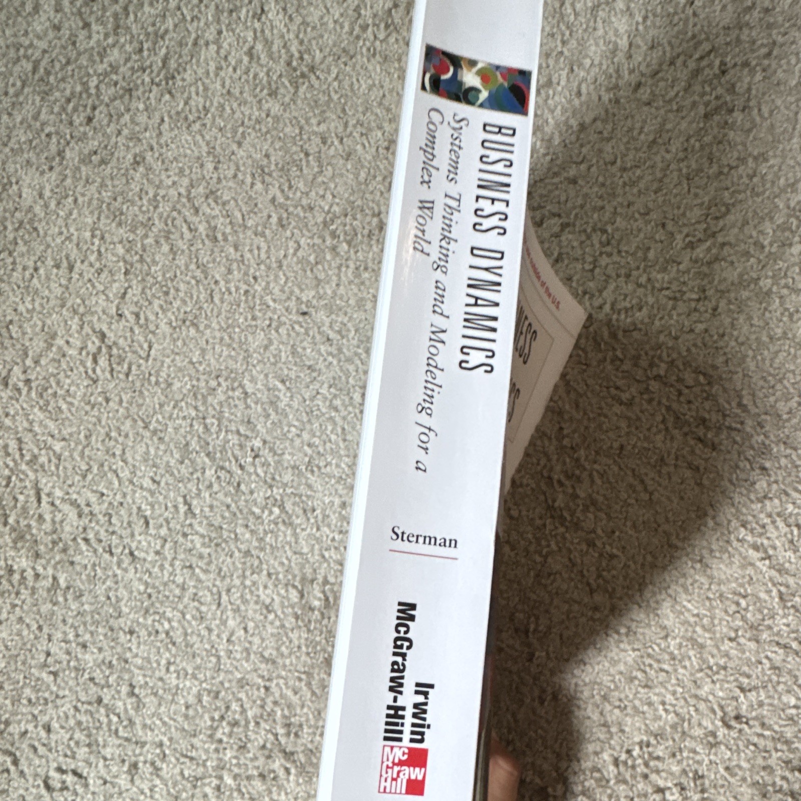 McGraw-Hill Business Dynamics 2000 Int’l Ed PB + CD-ROM Sterman