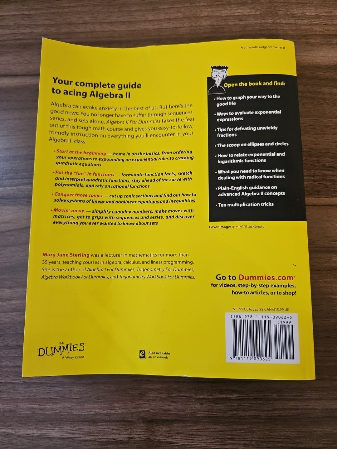 Algebra II by Mary Jane Sterling (2015, Trade Paperback)