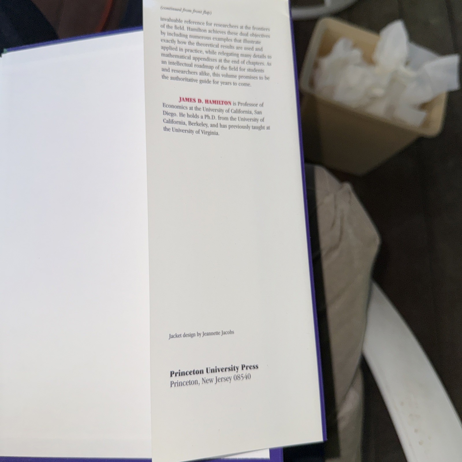 Time Series Analysis – Hardcover By Hamilton, James Douglas