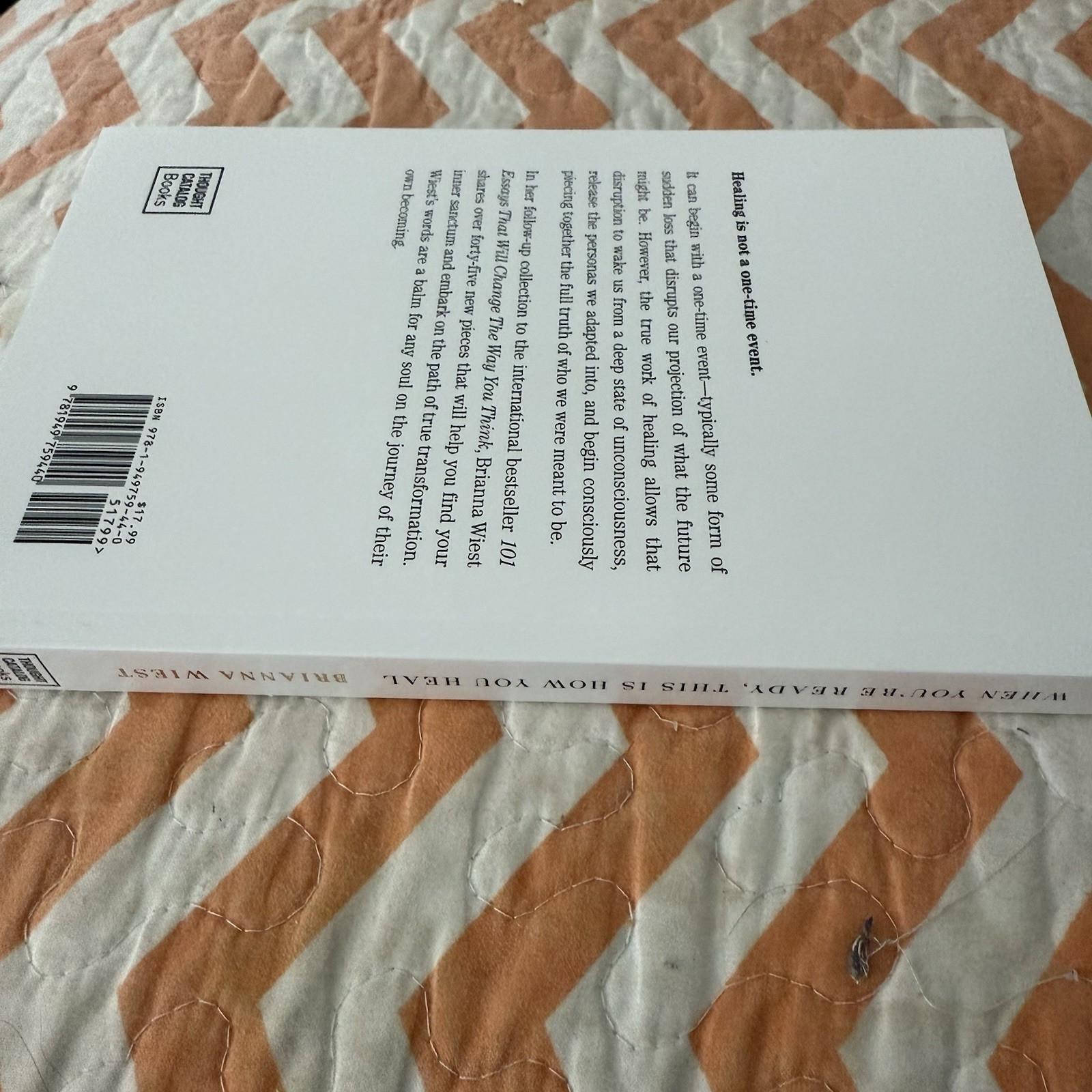 When You’re Ready, This Is How You Heal by Brianna Wiest (2022, Trade Paperback)