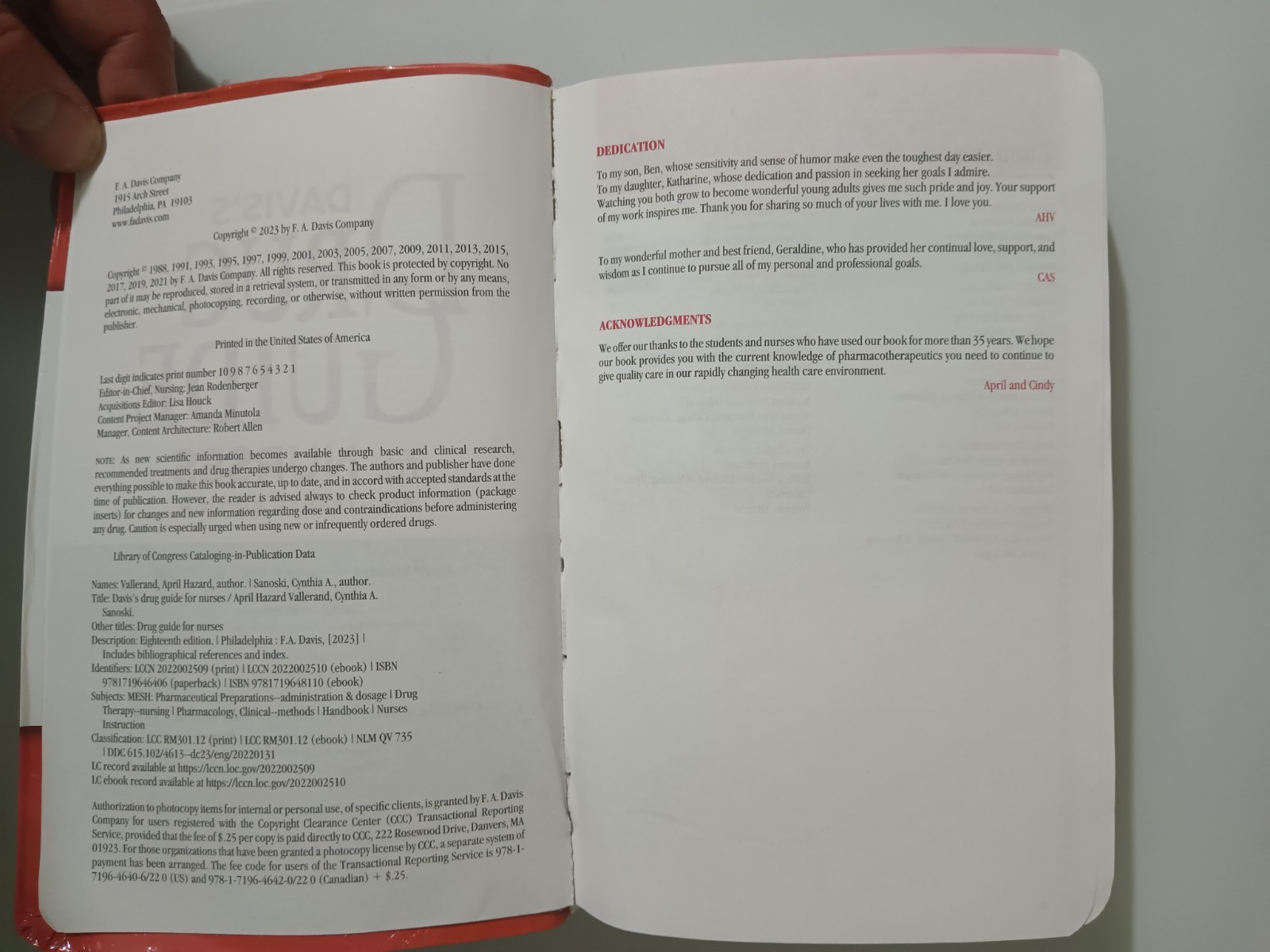 Davis’s Drug Guide for Nurses by April Hazard Vallerand and Cynthia A….